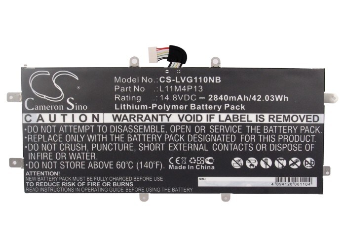 Batteri til bærbar PC for Lenovo IdeaPad Yoga 11, IdeaPad Yoga 11S og andre.