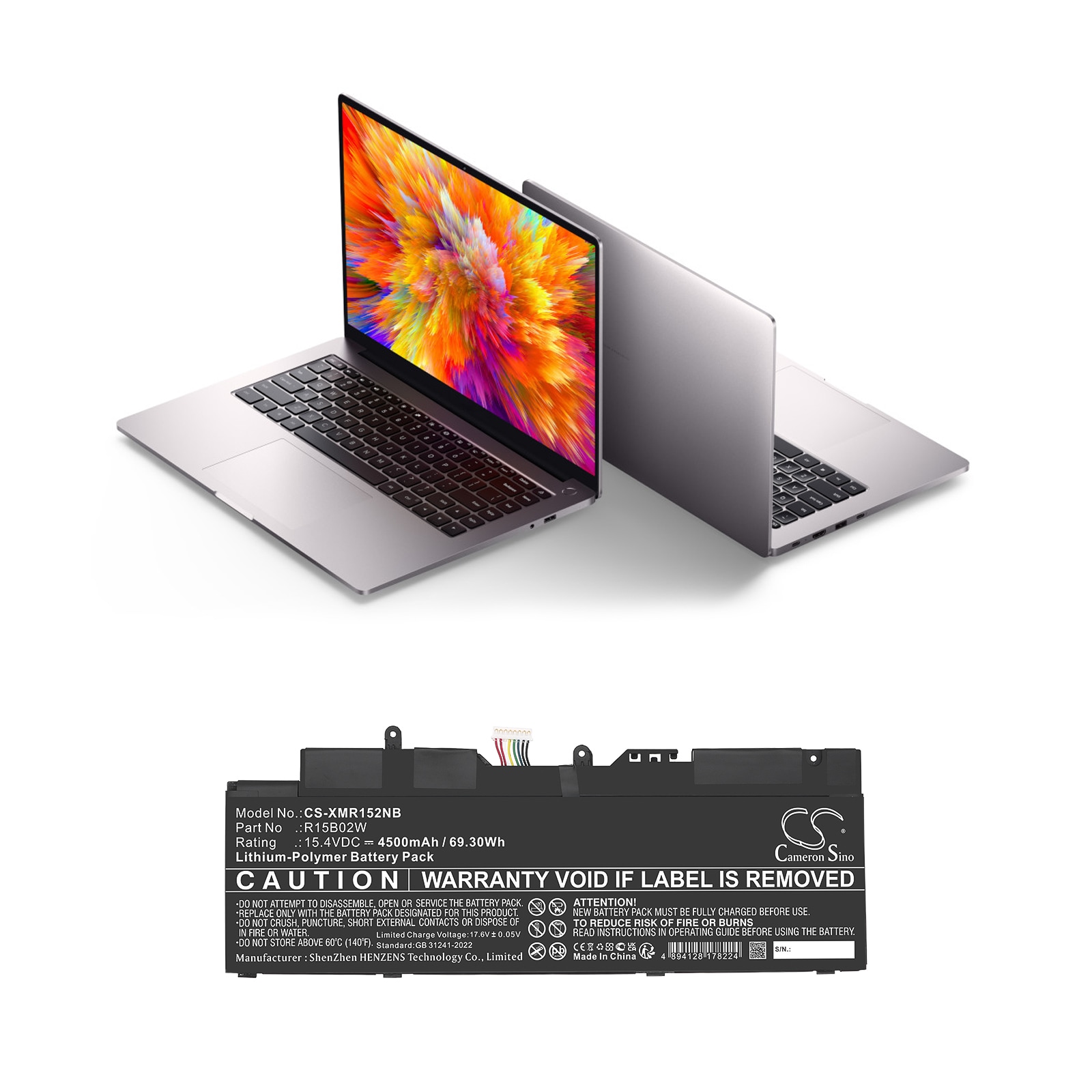 Batteri til bærbar PC for Xiaomi RedmiBook Pro 15 2021
