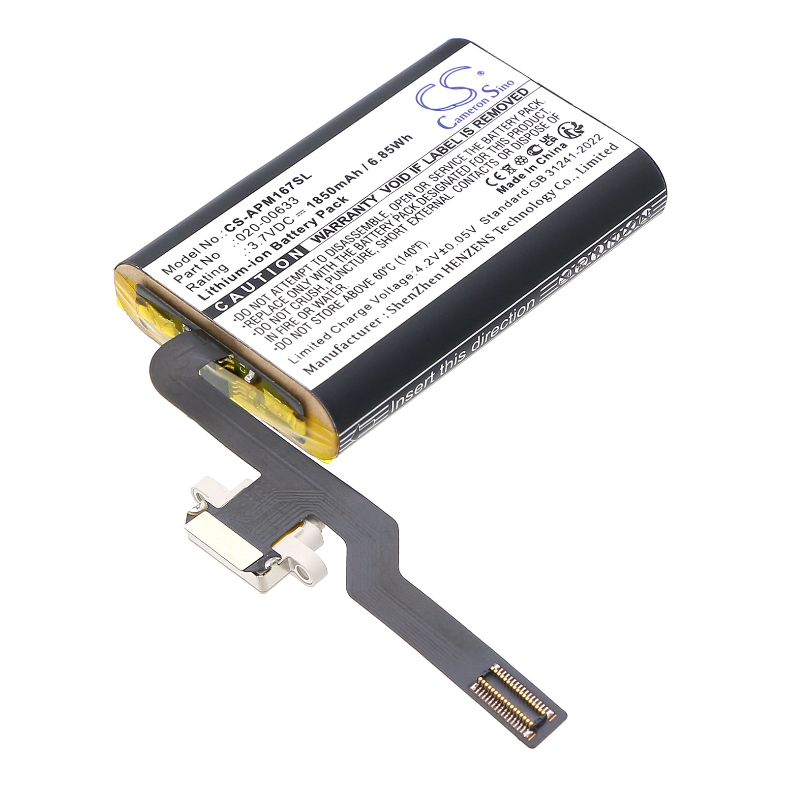 Batteri for tastatur, mus for Apple Magic Mouse 2, A1672, A1657