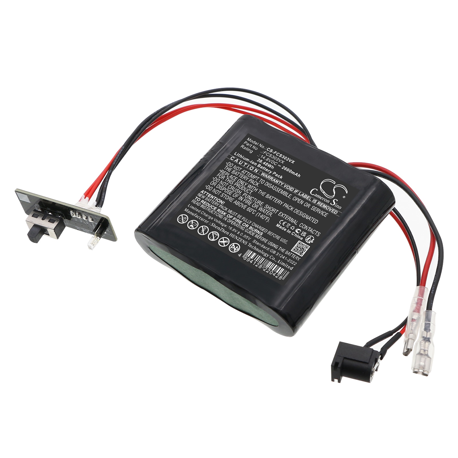 Batteri for støvsuger til ProfiCare PC-AKS3034