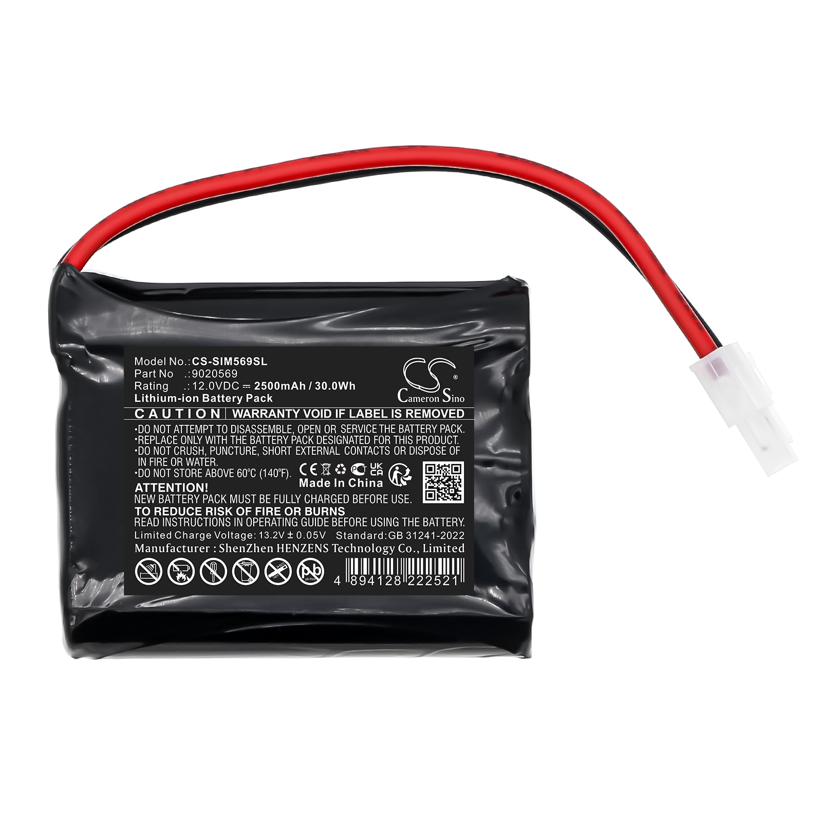 Batteri til Smart Home for Simu 2447-3092, 9020569
