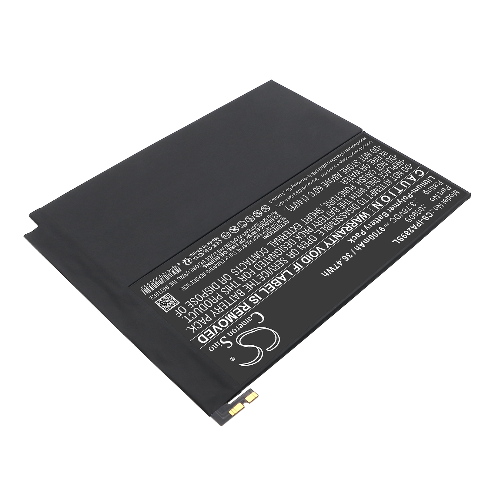 Batteri til nettbrett for Apple A2898, A2899, A2900 etc.