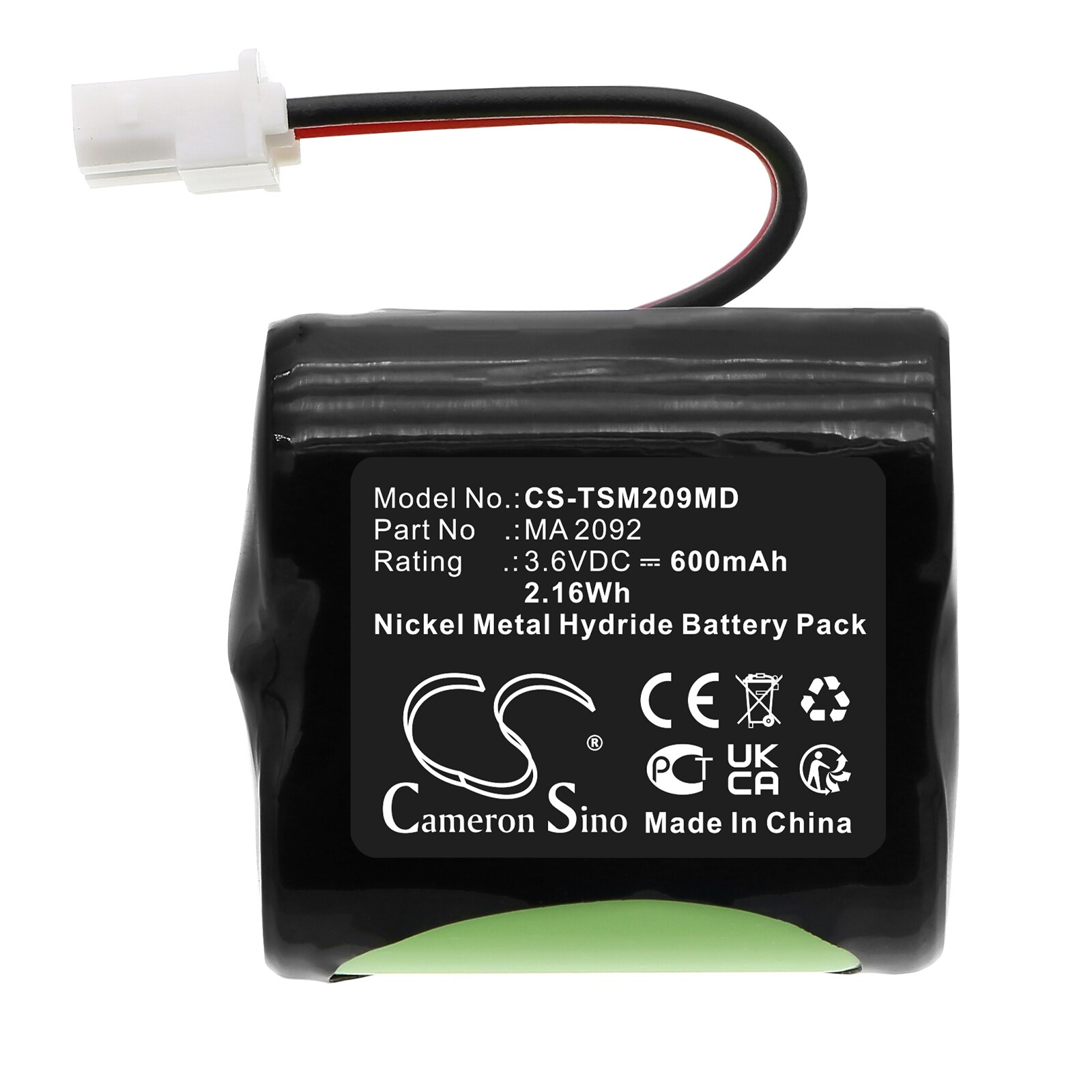 Batteri for medisinsk bruk for Thermo Scientific Impact2 Single Channel