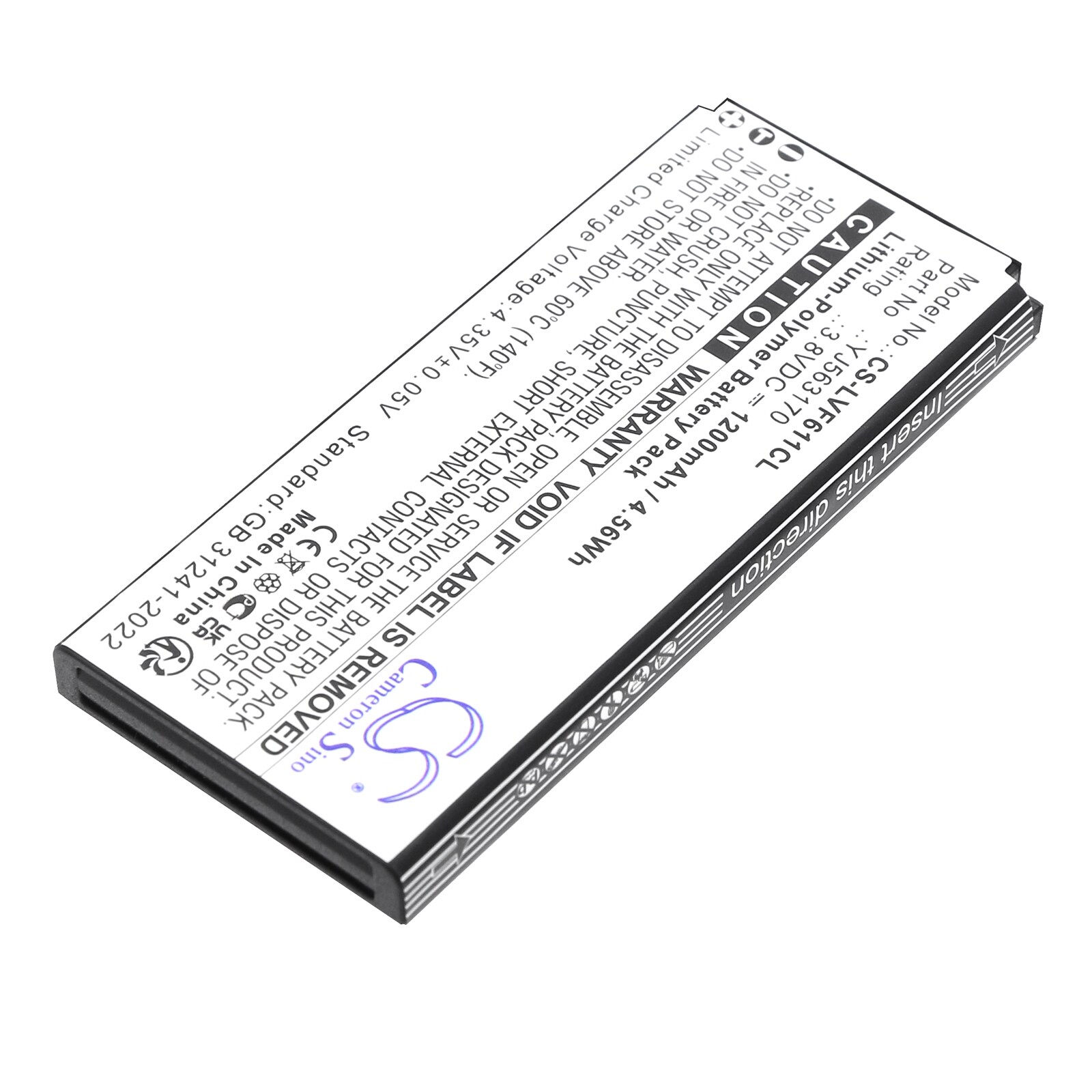 Batteri til trådløs telefon for Linkvil Fanvil W610W, Fanvil W611W