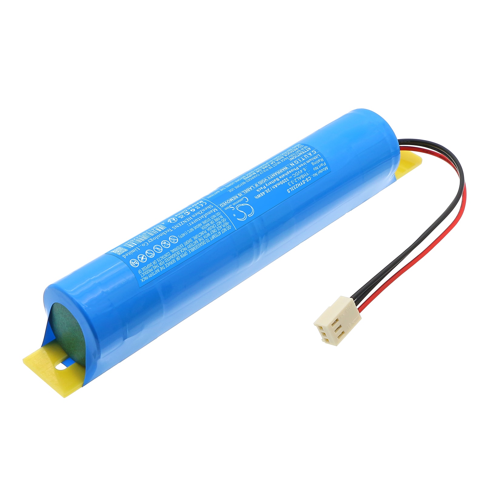Batteri for nødlys for Streamer YHBAL2-3.3