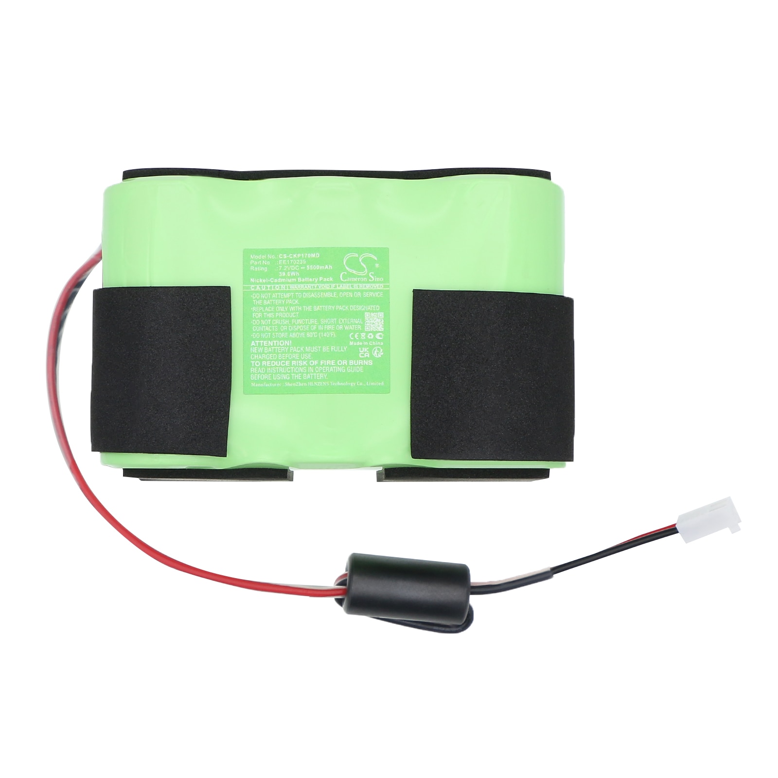 Batteri for medisinsk for Critikon Oxyshuttle pulsoksymeter II