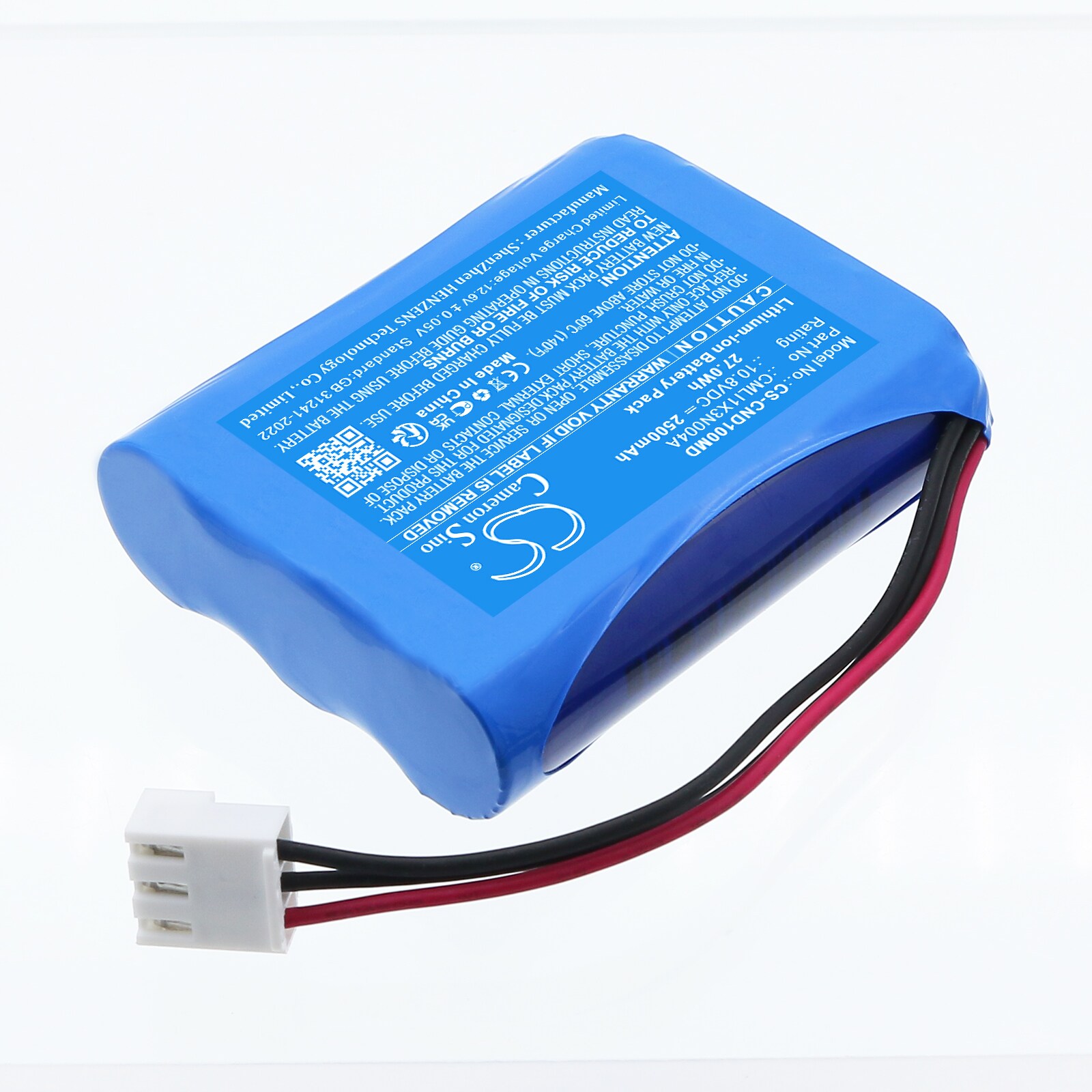 Batteri for medisinsk bruk for COMEN ND10 Monitor, ND10A Monitor, ND10C Monitor osv.