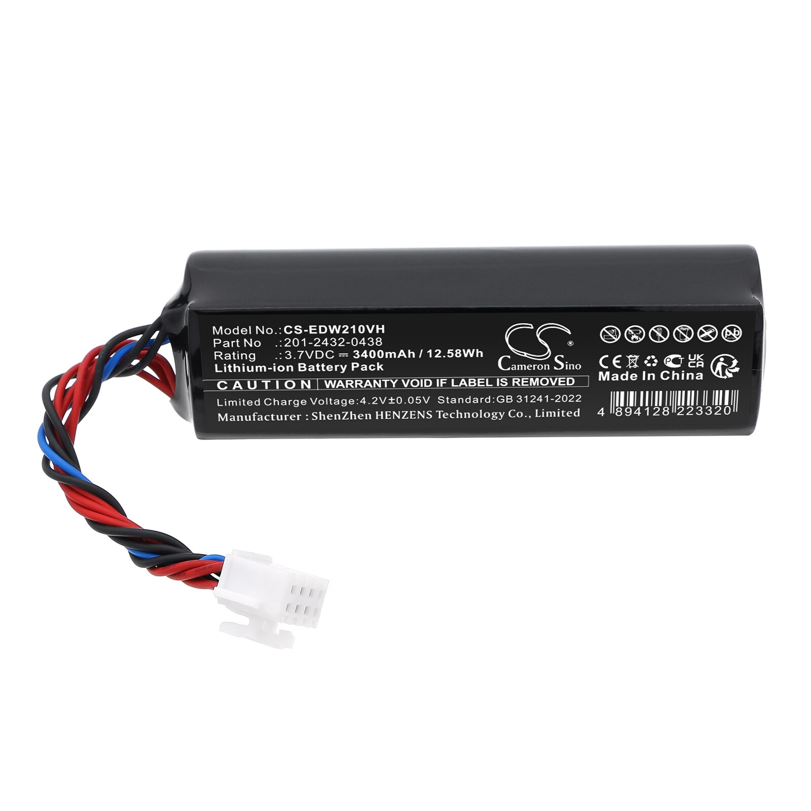 Batteri for støvsuger til Ecovacs Winbot Mini, Winbot W1S, Winbot W2 Pro