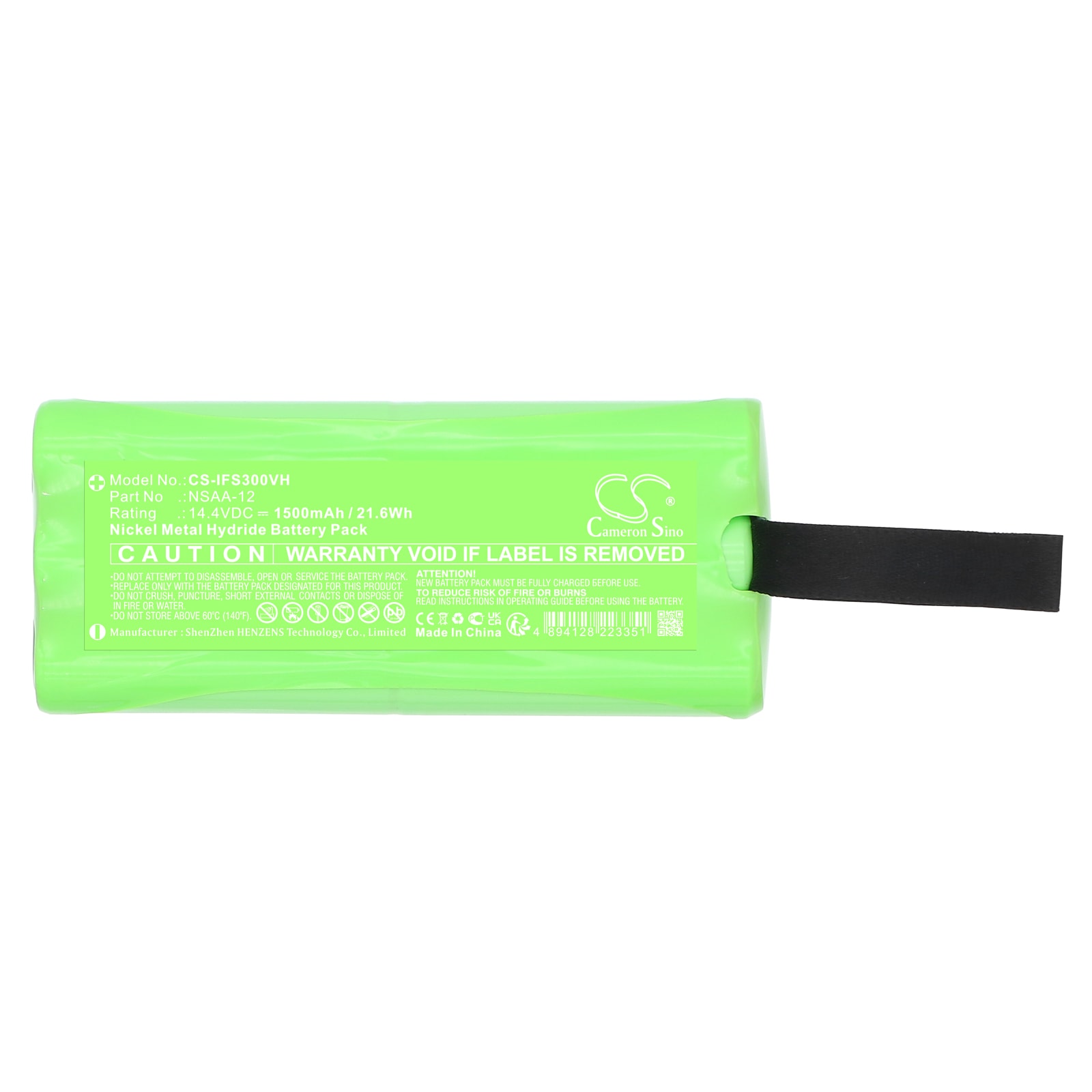 Batteri for støvsuger til Infinuvo Cleanmate S300, Cleanmate S400