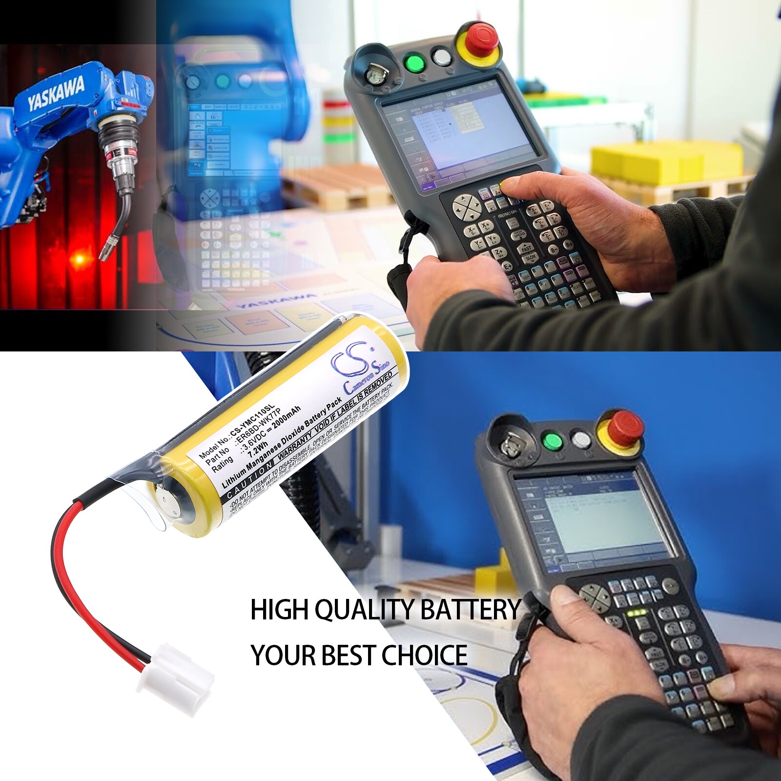 Batteri for PLS for Yaskawa YRC1000