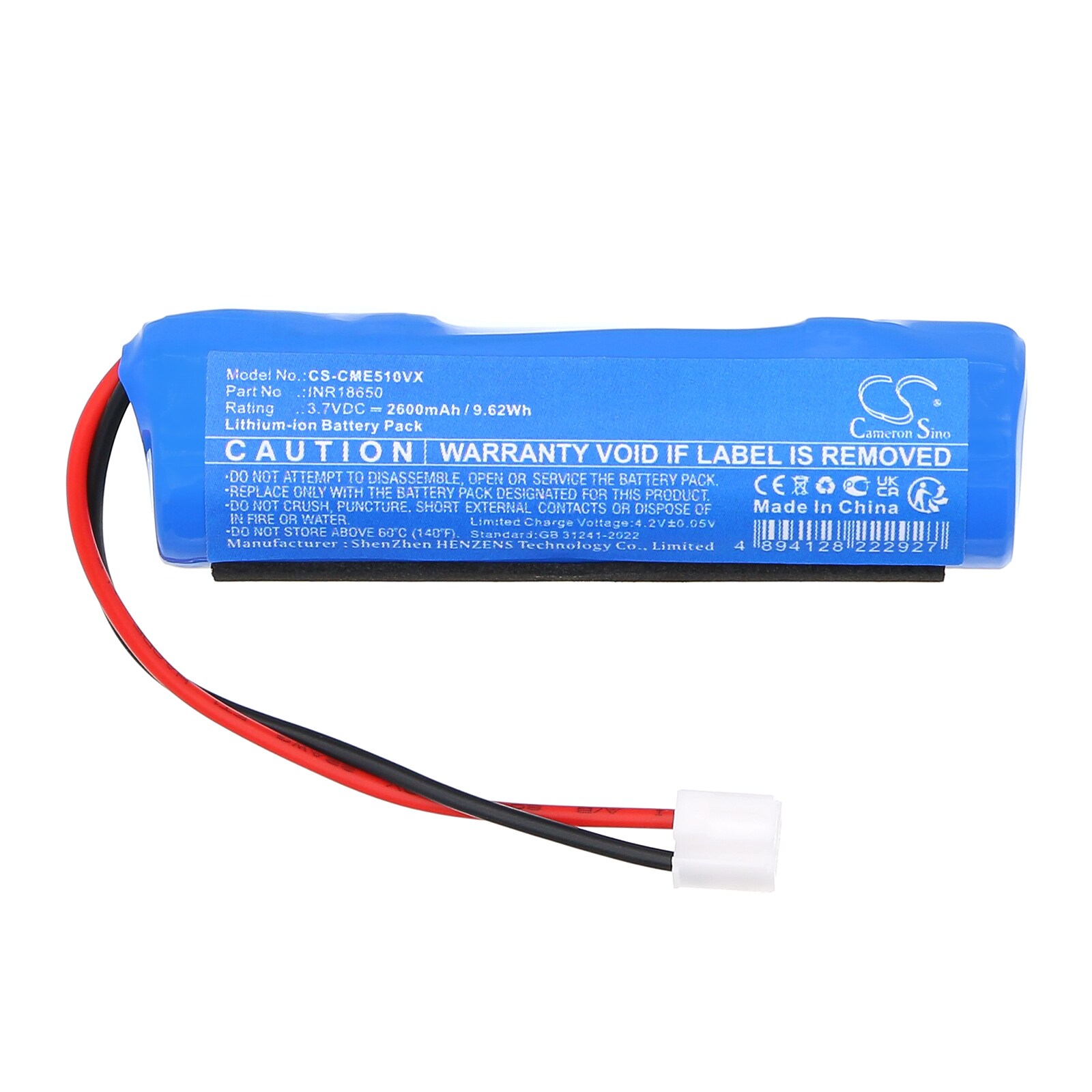 Batteri for støvsuger til Cecotec 05100, Conga Immortal Extreme 3,7V