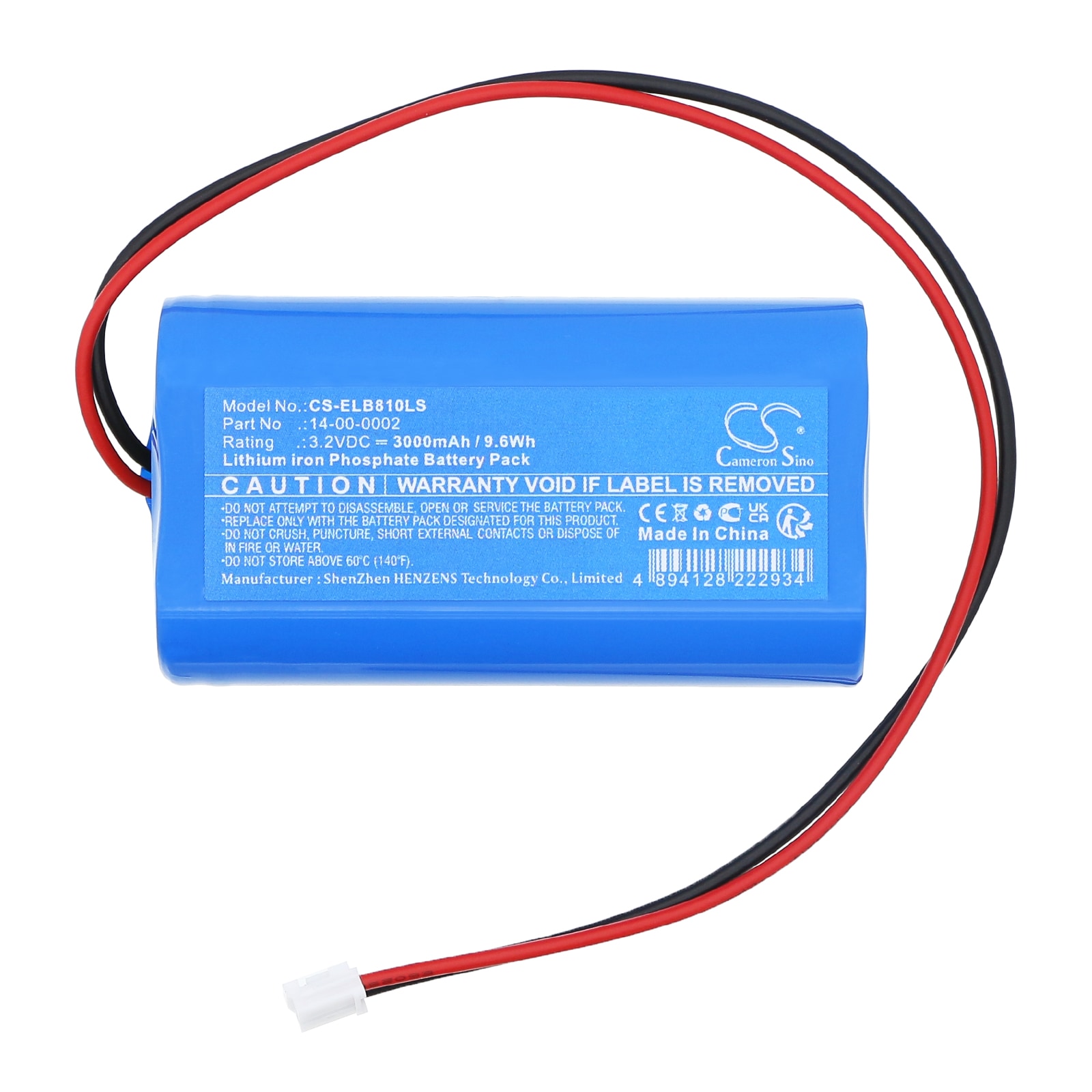Batteri til nødlys for EluBat 275810