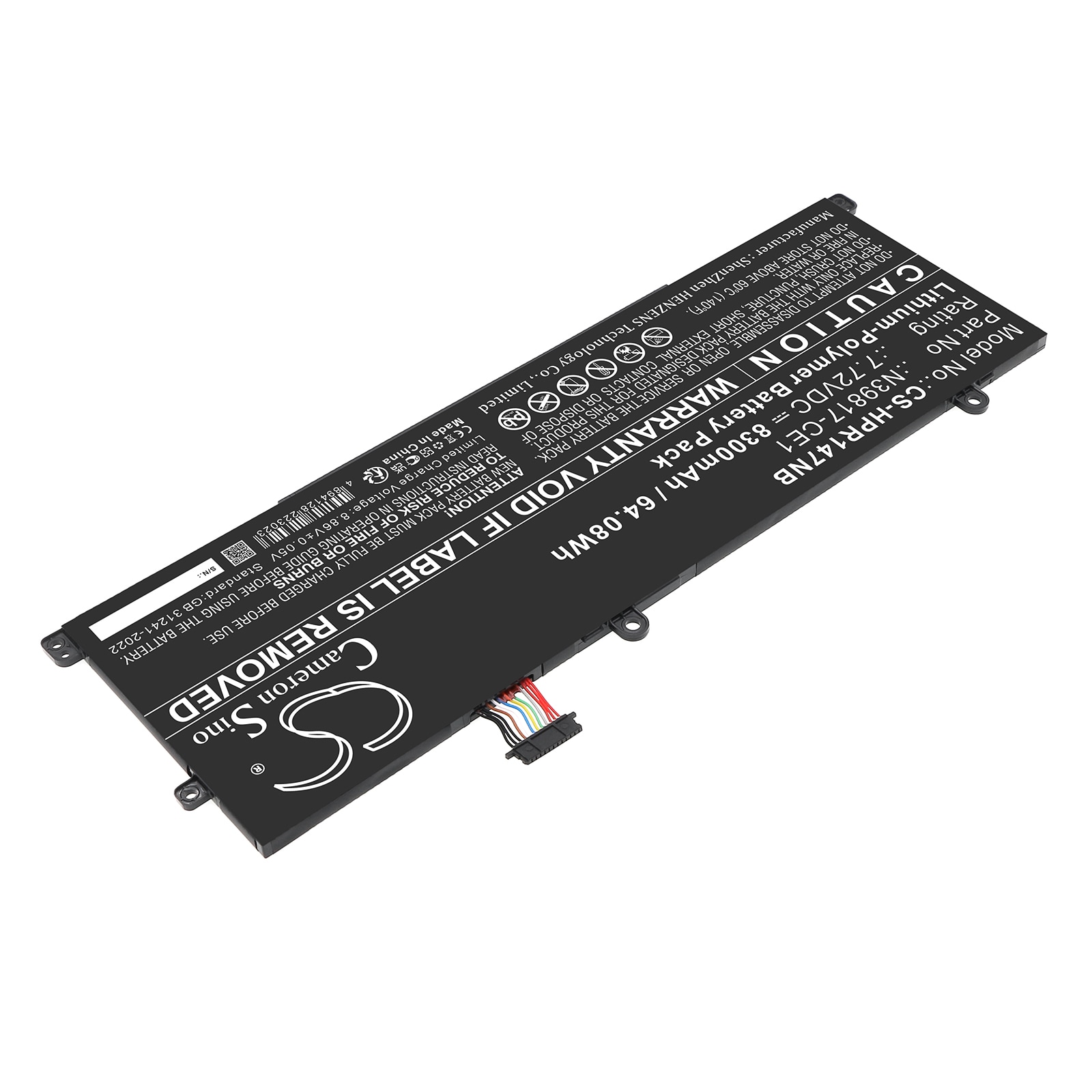 Batteri til bærbar PC for HP Book pro 16, Envy x360 2-i-1 16-ad0097nr og andre.