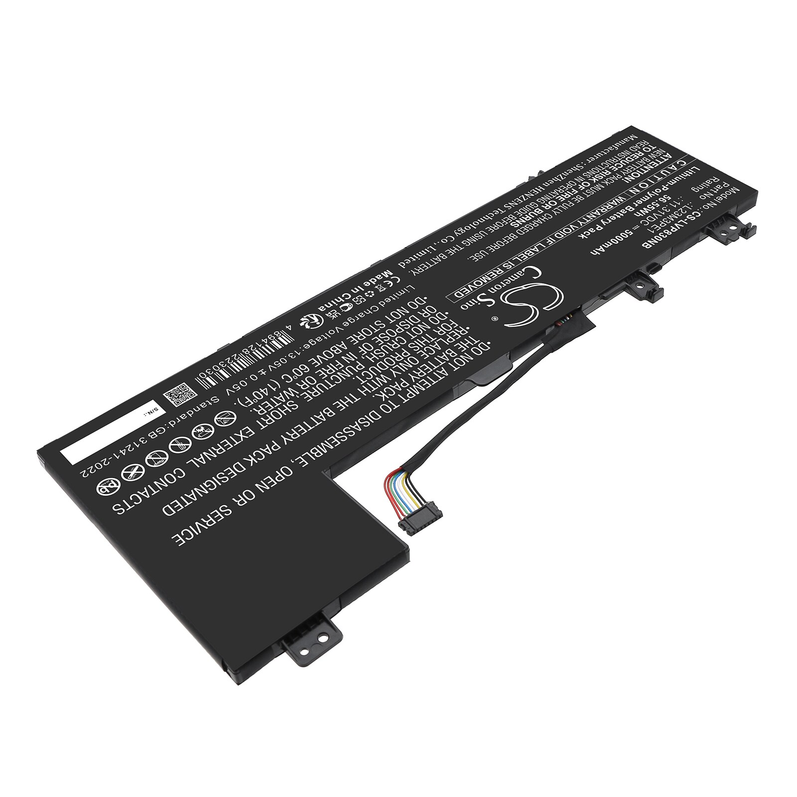 Batteri til bærbar PC for Lenovo 83DR0000SB, 83DR0002US, 83DR0003JP og andre.