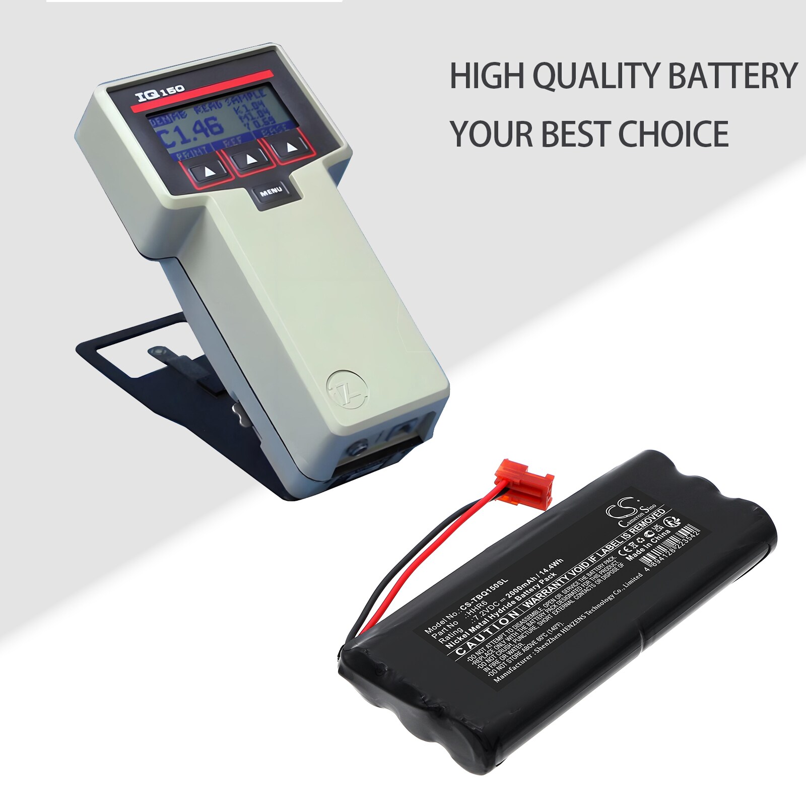 Batteri for test, undersøkelse, utstyr til Tobias IQ150 Paper-Chek