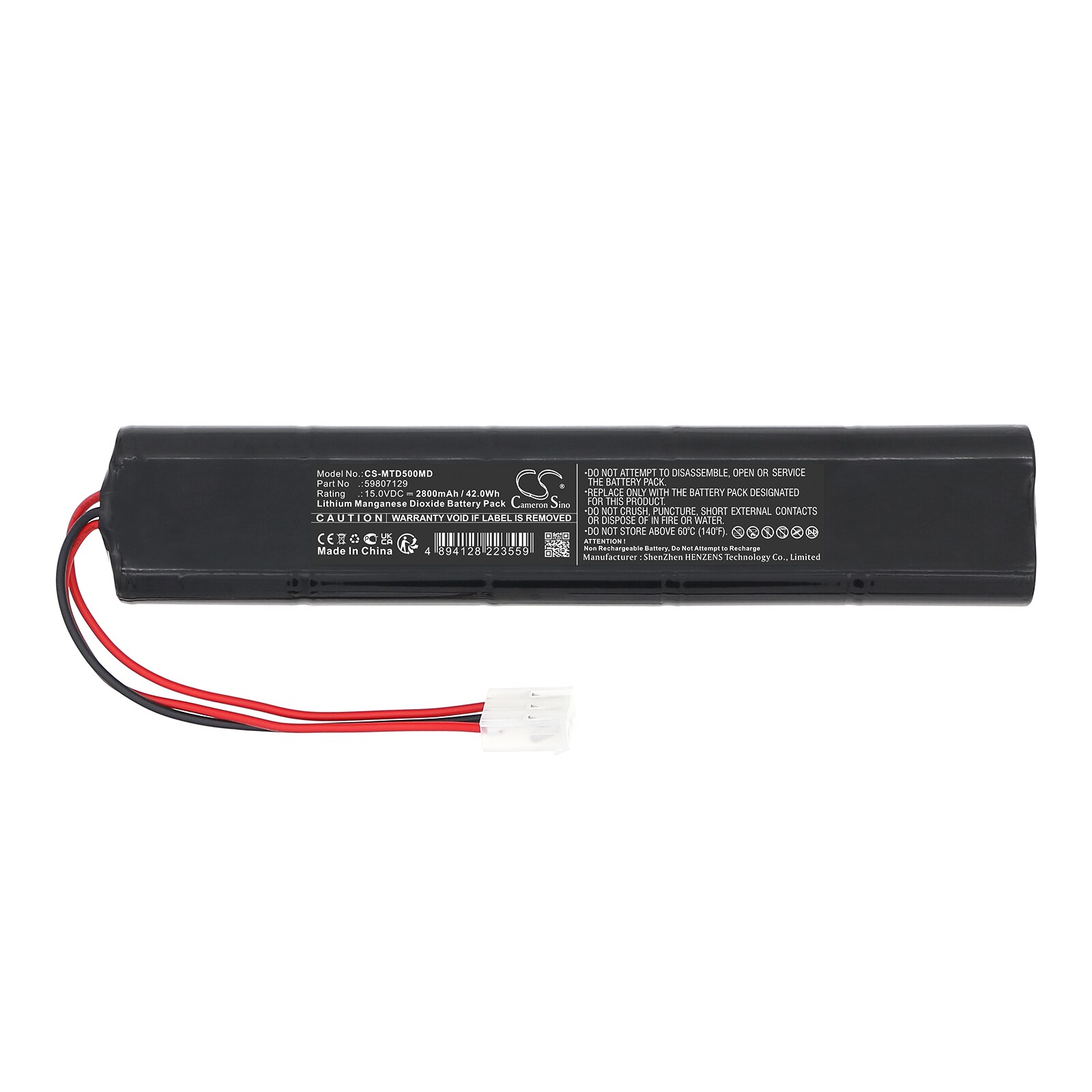 Batteri for medisinsk bruk for Meditech Defi 5S, Defi5s Plus