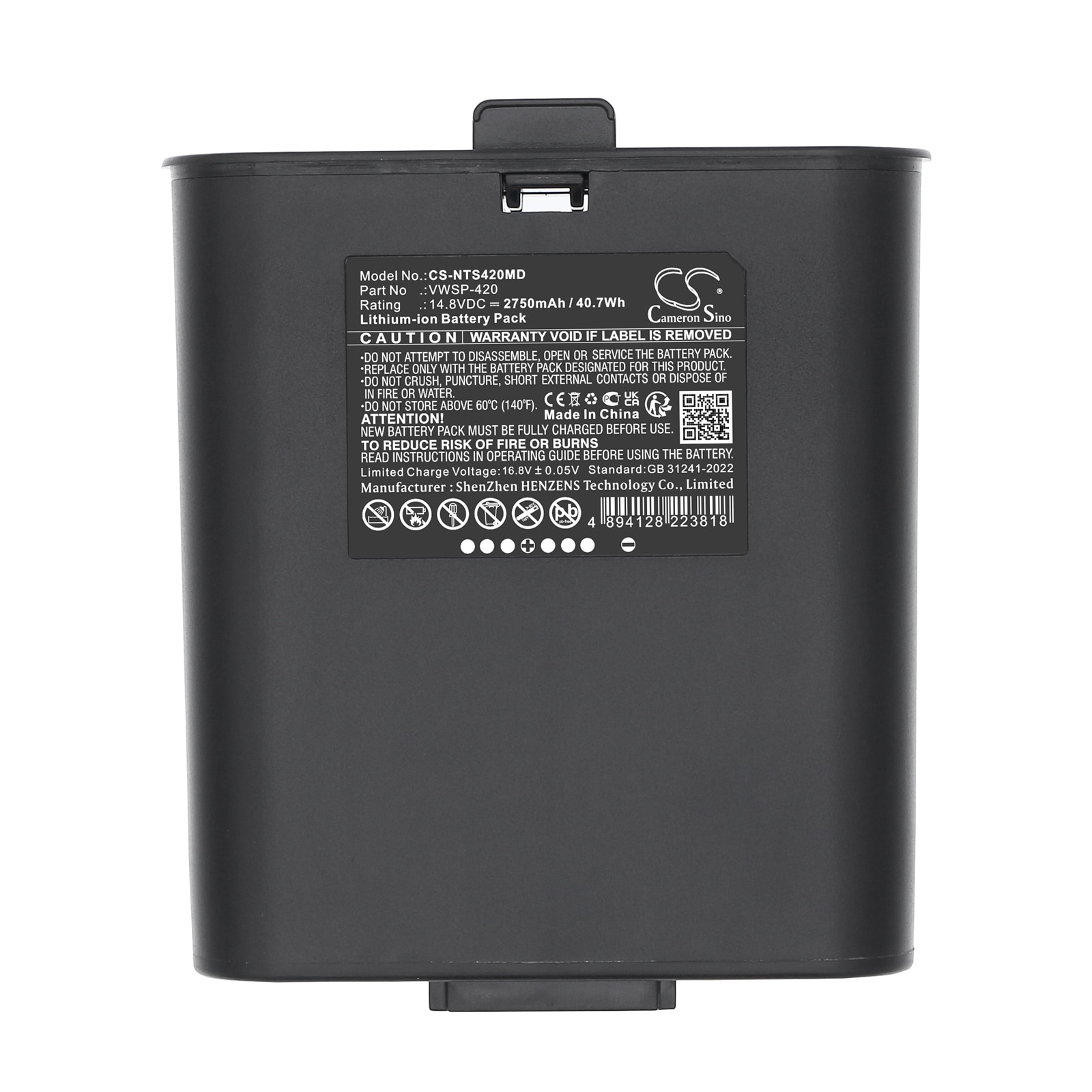 Batteri til medisinsk bruk for Inovytec CPAP, HLR, HFNC osv.