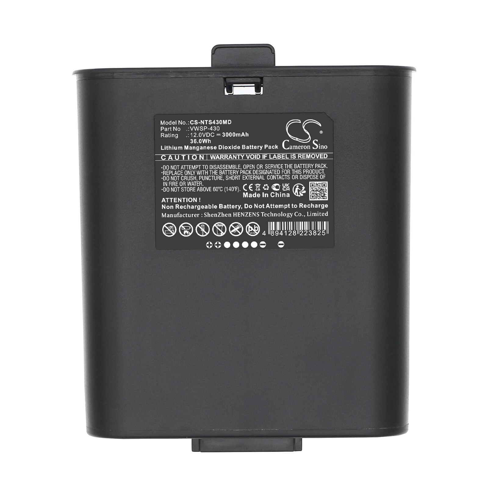 Batteri for medisinsk bruk for Inovytec VWSP-430, VWSP-100, VWSP-900