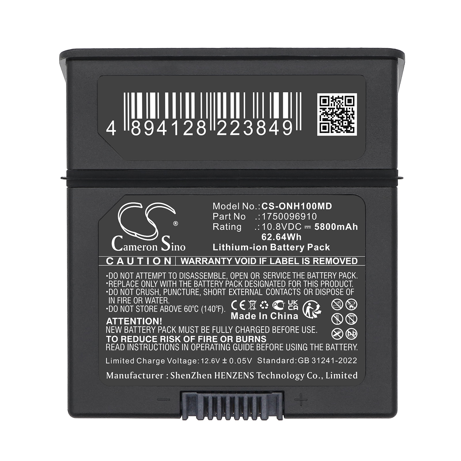 Batteri for medisinsk bruk for Tobii Dynavox I-12, Dynavox I-15