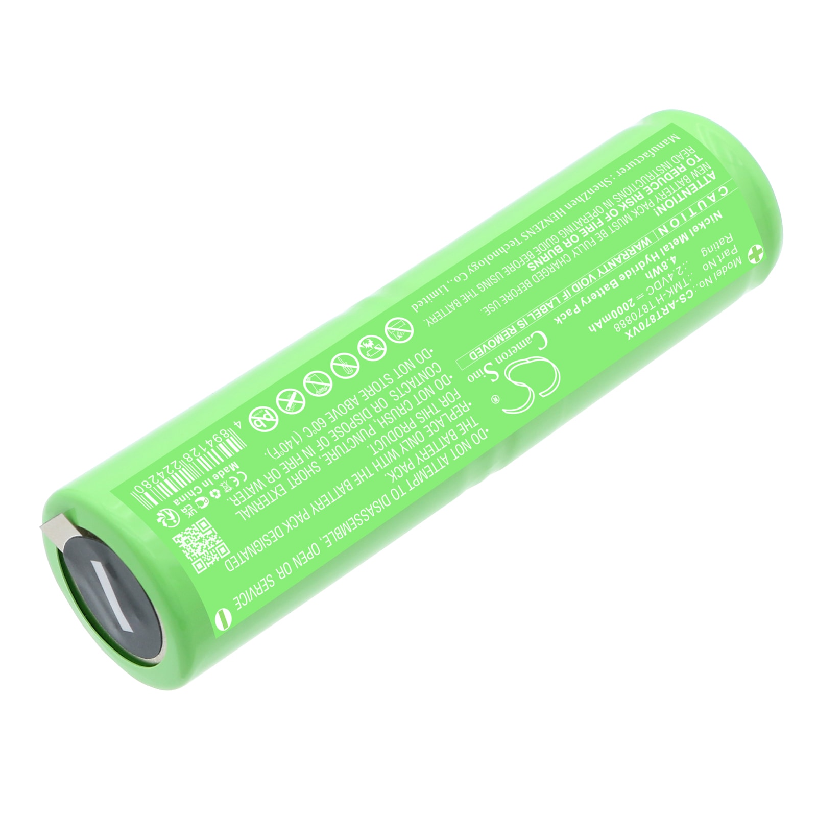 Batteri for støvsuger til Ariete 0044, 0044 GRT STUDIO METAL DE, 00C004010AR0 Type 40 og andre.