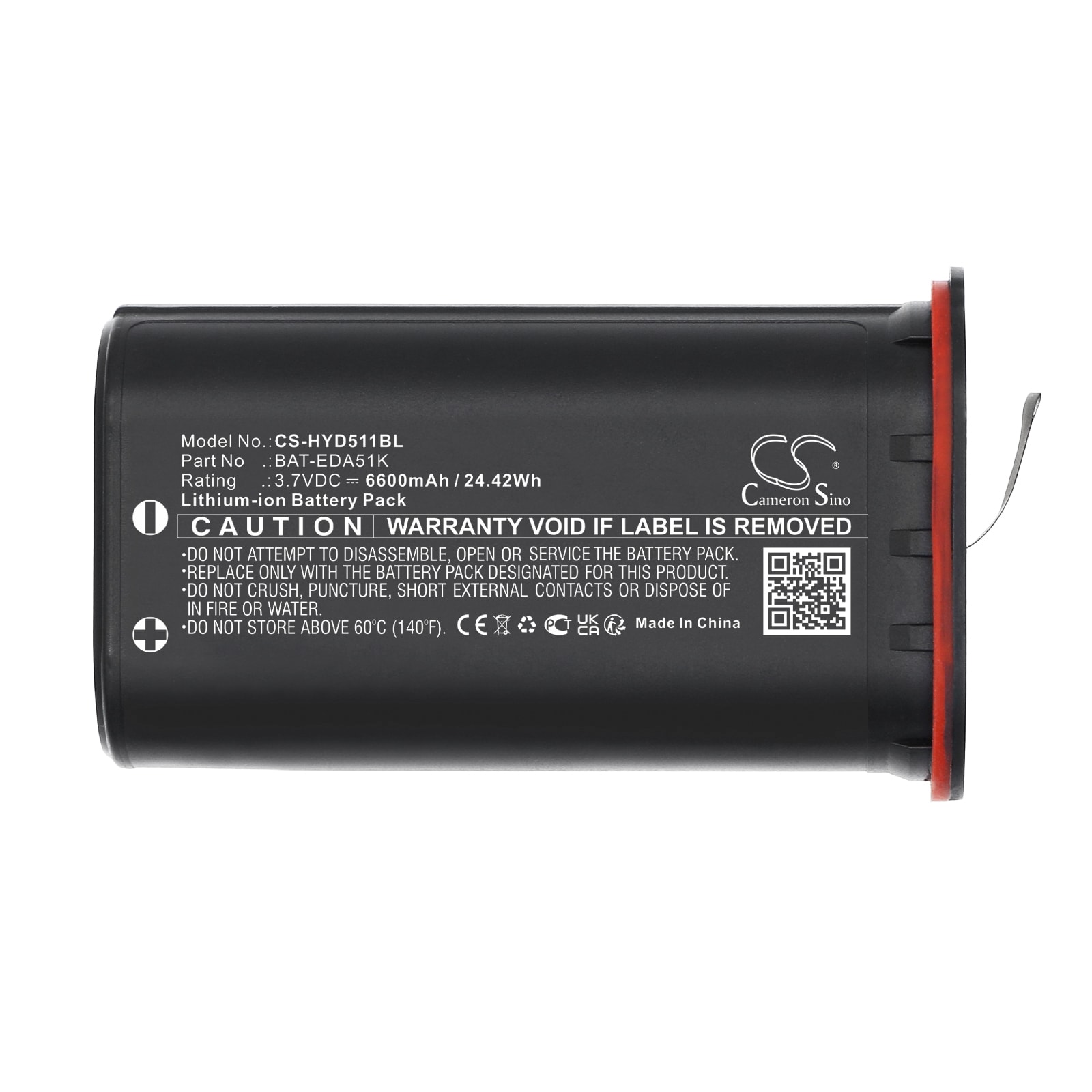 Batteri til strekkodeskanner for Honeywell EDA51K