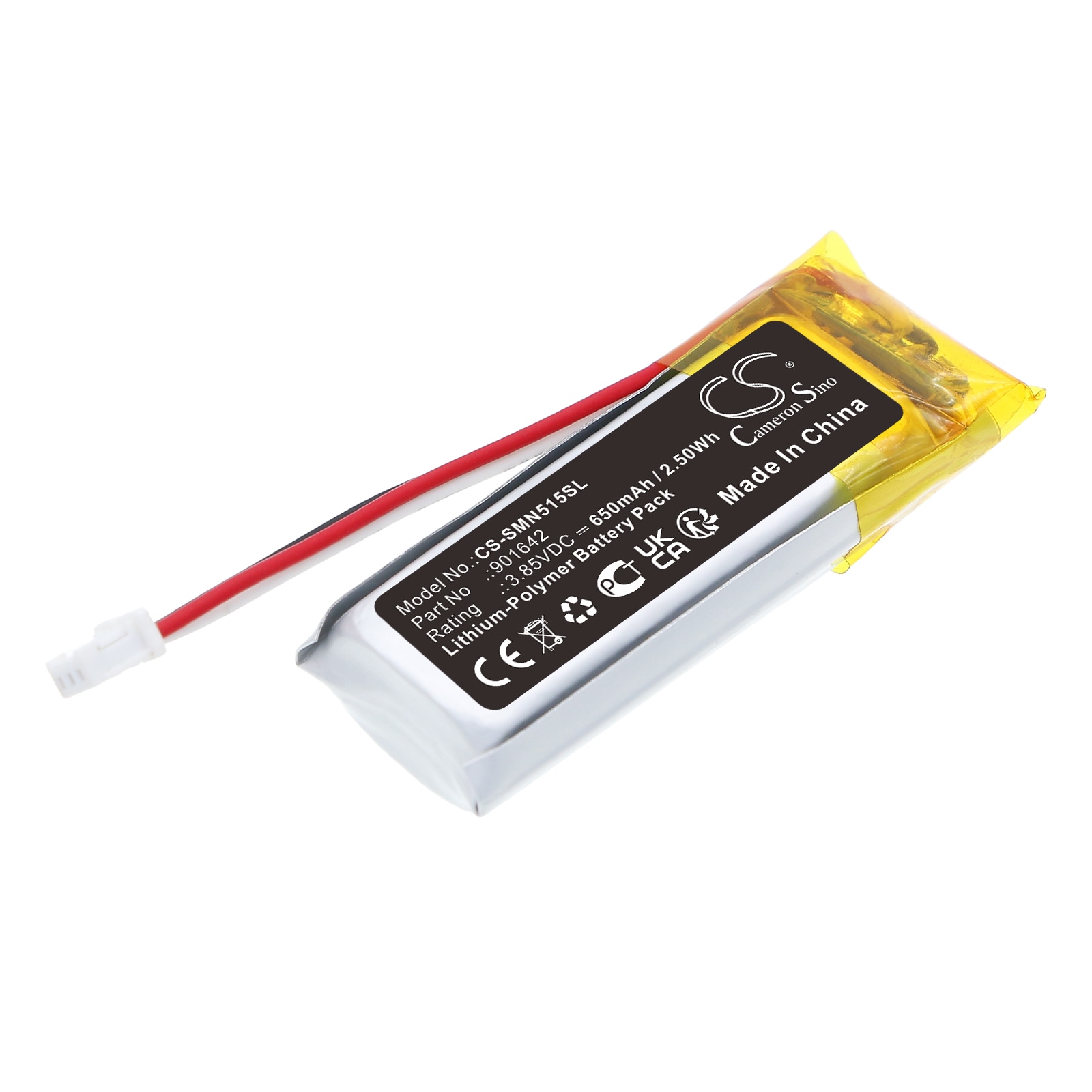 Batteri til Smart Home for Somfy 5121348A, 515657C, Nina IO og andre.