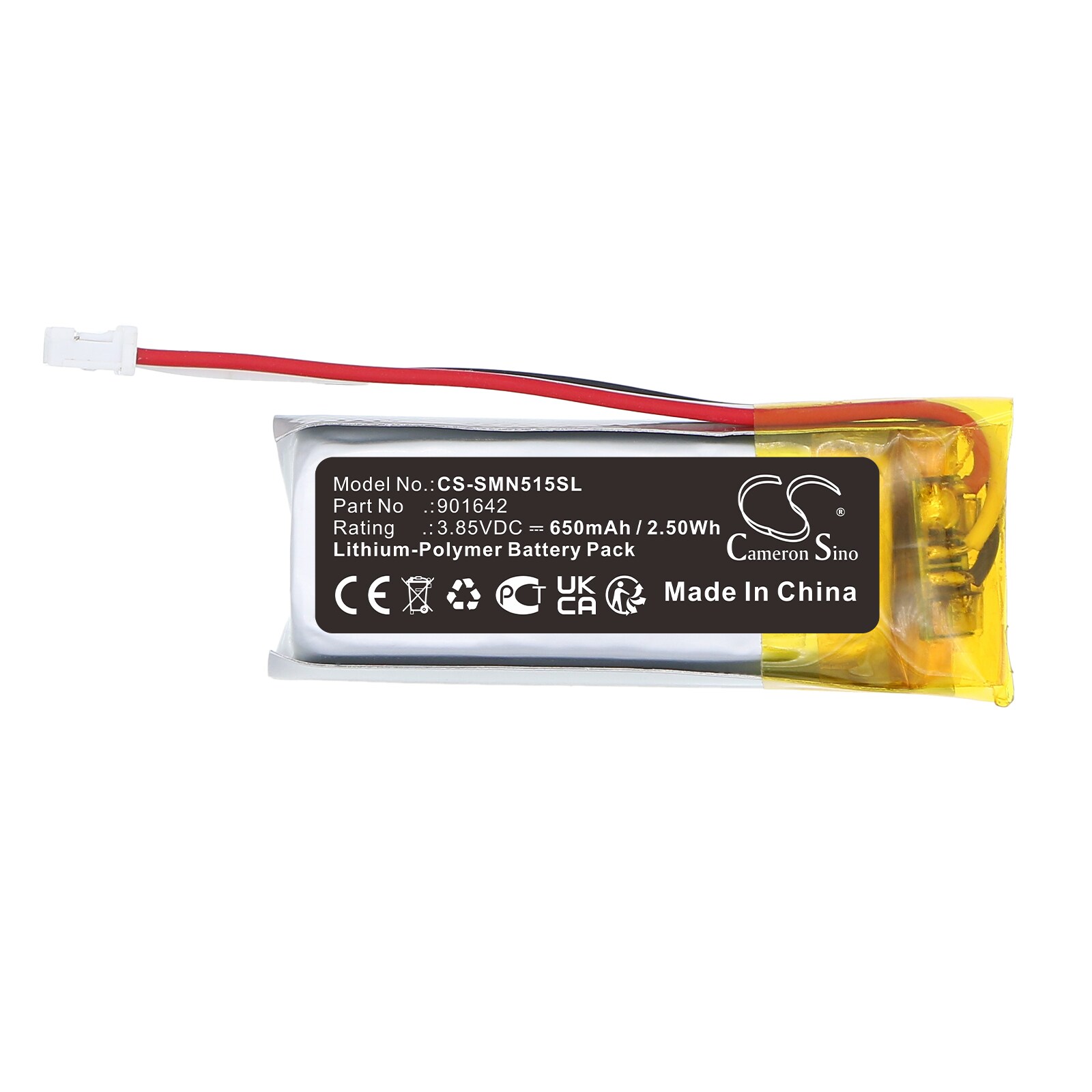 Batteri til Smart Home for Somfy 5121348A, 515657C, Nina IO og andre.