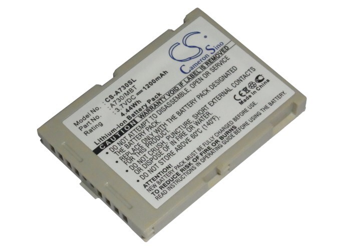 Batteri for Pocket PC, PDA for Asus Mypal A730, Mypal A730w