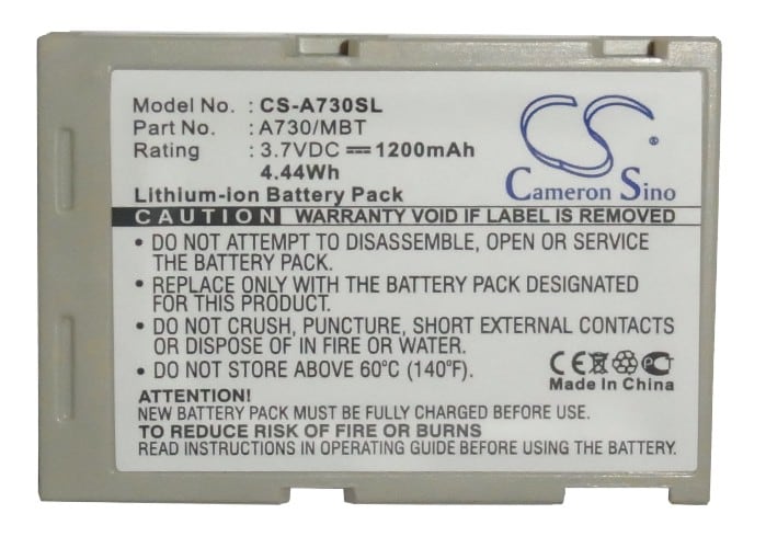 Batteri for Pocket PC, PDA for Asus Mypal A730, Mypal A730w