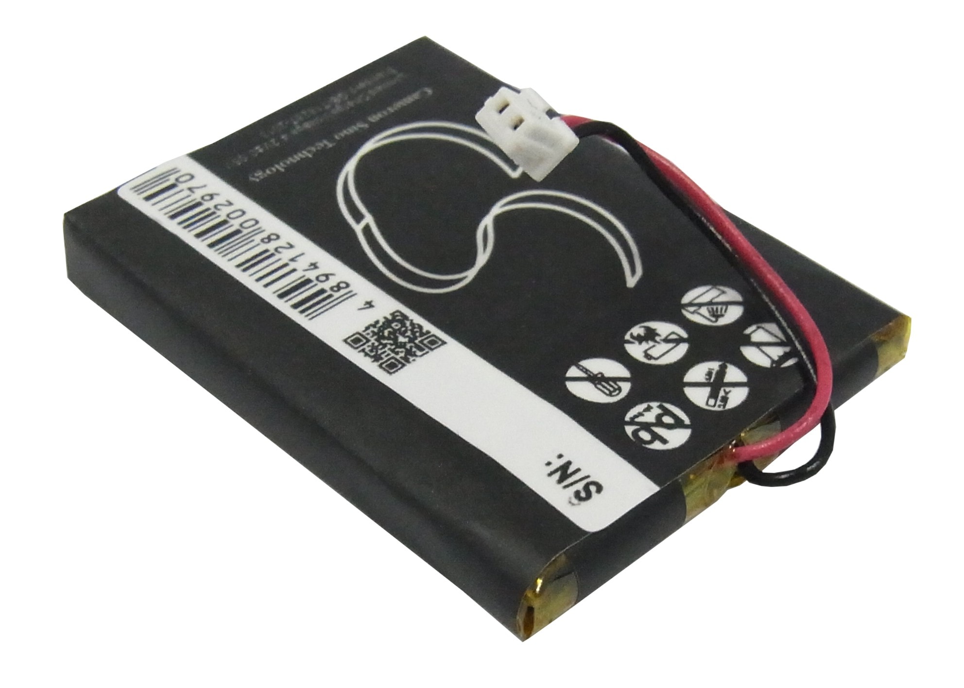 Mediespillerbatteri for Creative V, V Plus, DAP-FL0040 osv.