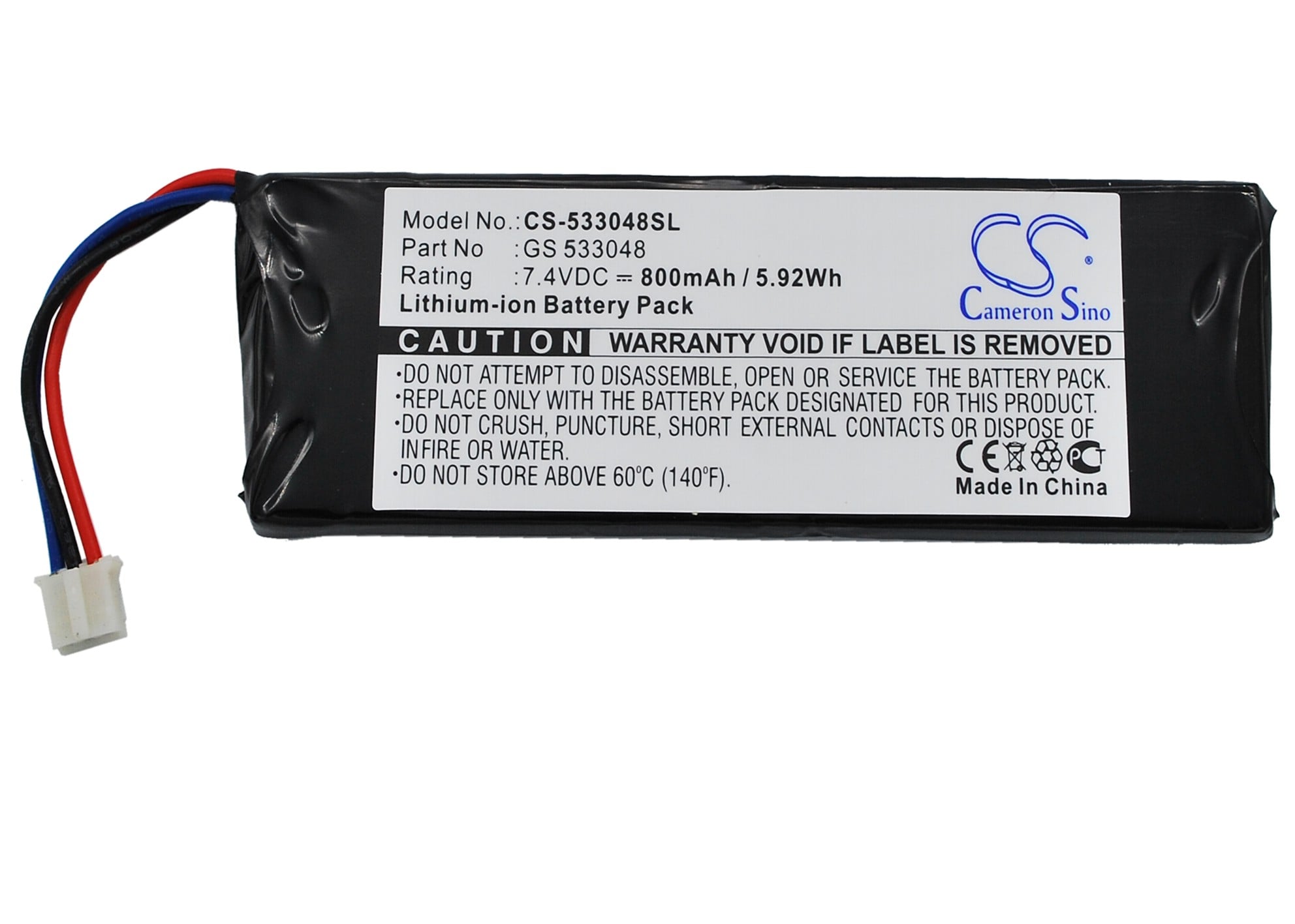 Batteri til mediespiller for Sonstige X Drive MP3-spiller