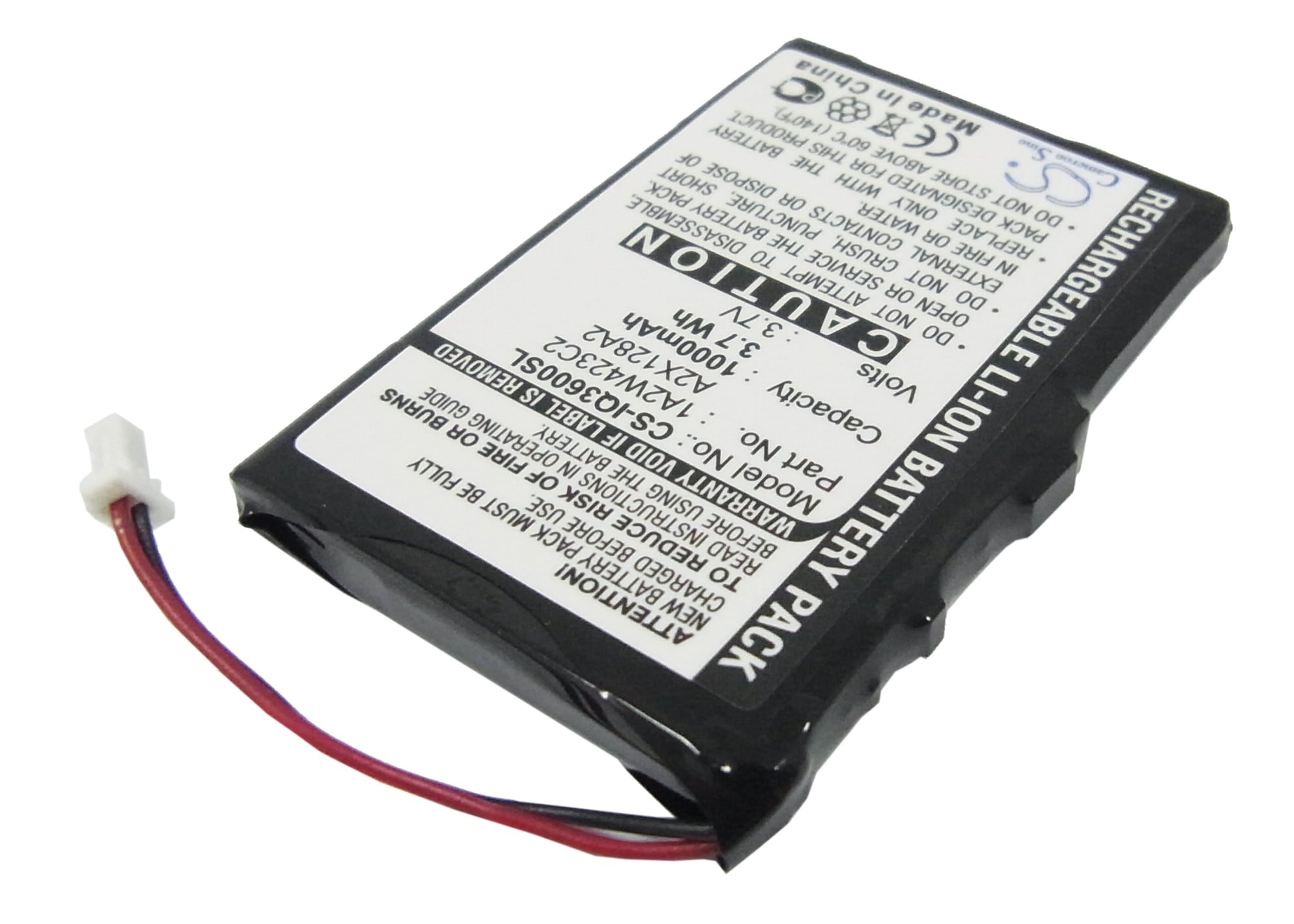 Batteri for navigator, GPS for BTI GPS-GAR3200