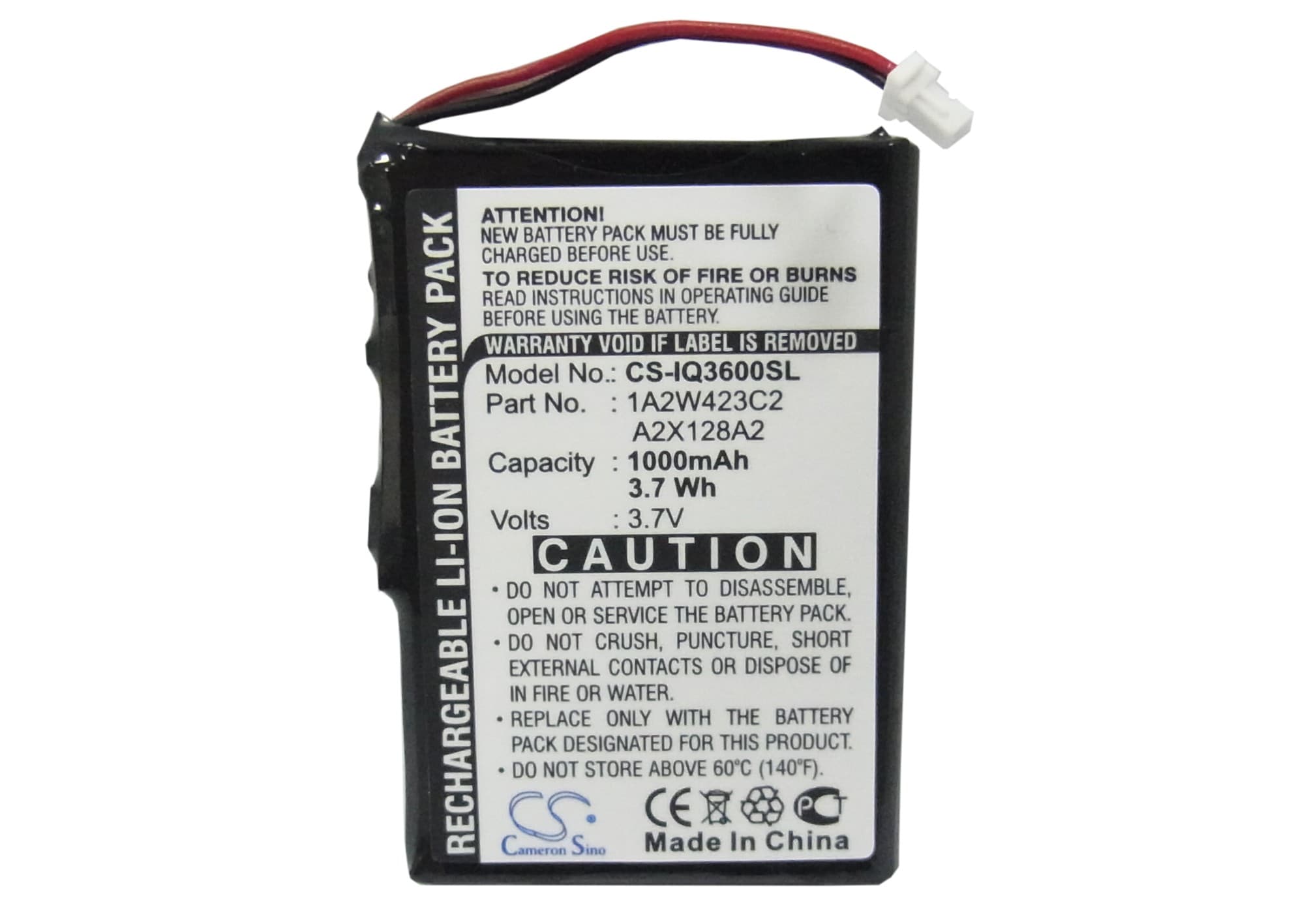 Batteri for navigator, GPS for BTI GPS-GAR3200
