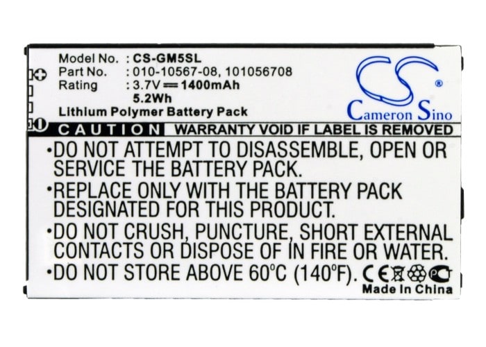 Batteri for navigator, GPS for Garmin iQue M5
