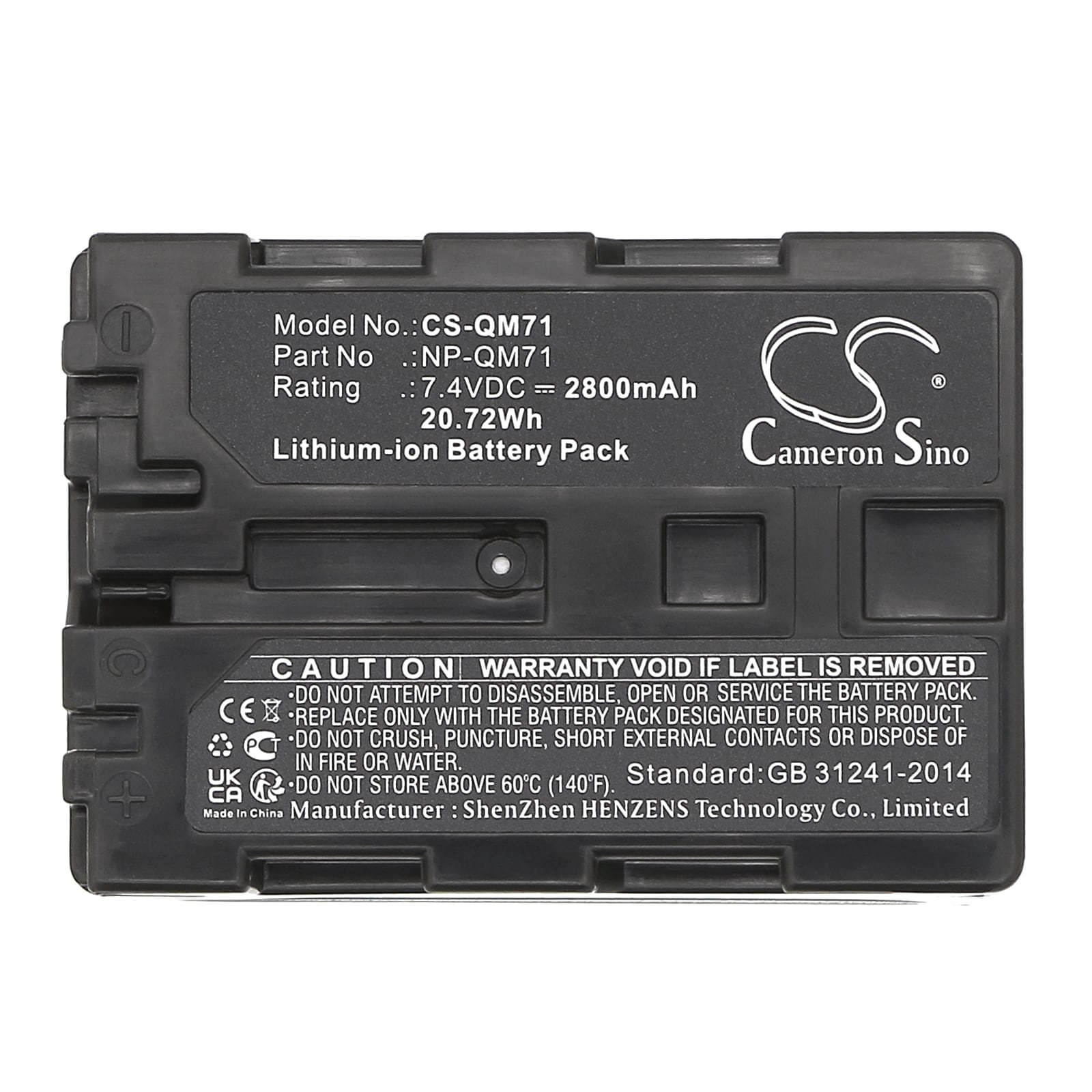 Batteri til kamera for Sony CCD-TRV108, CCD-TRV118, CCD-TRV128 osv.