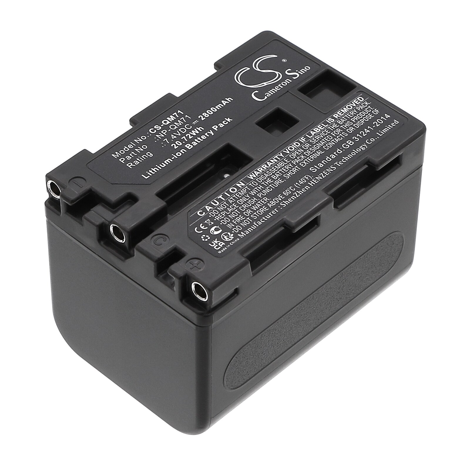 Batteri til kamera for Sony CCD-TRV108, CCD-TRV118, CCD-TRV128 osv.