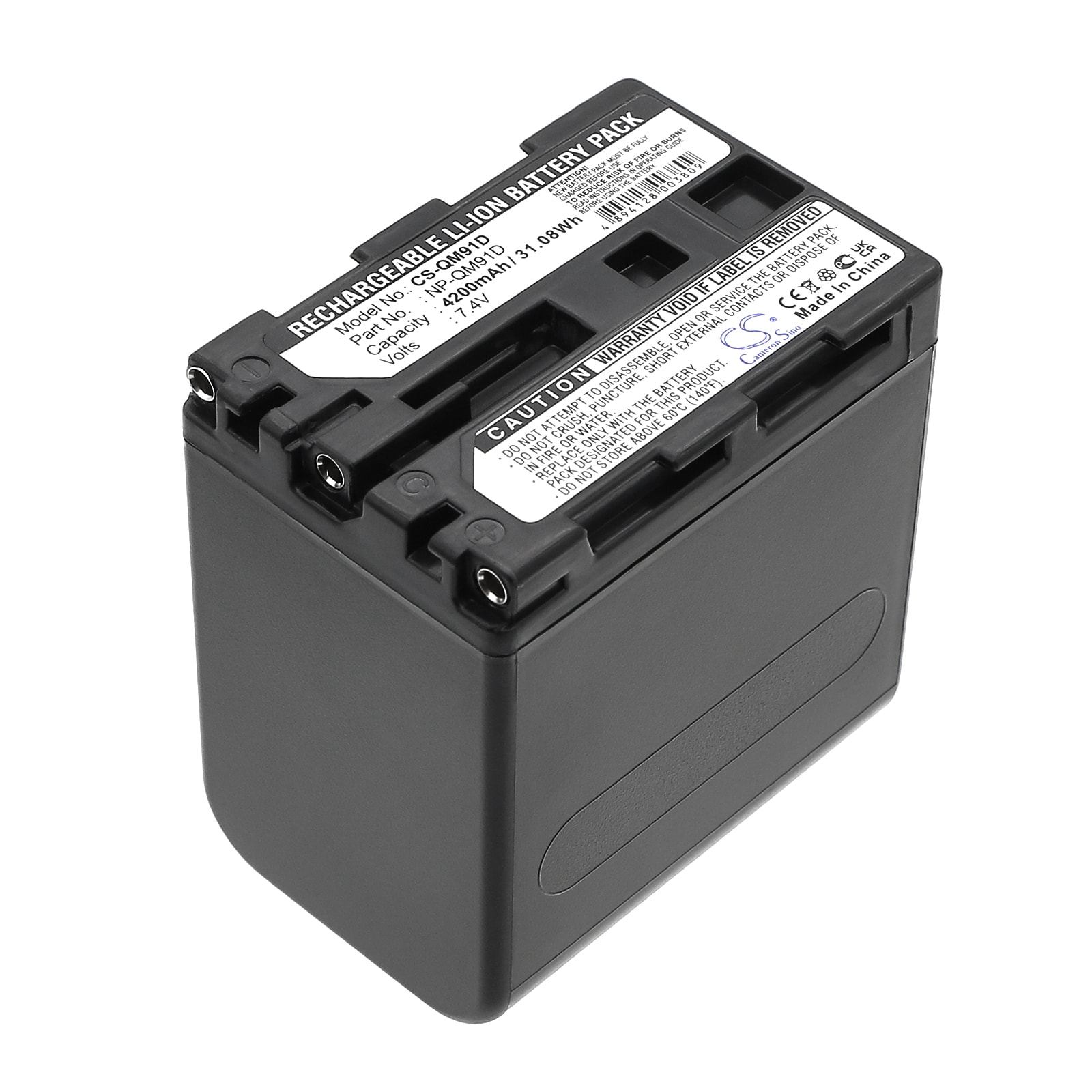 Batteri til kamera for Sony DCR-DVD101, DCR-TRV730, CCD-TRV208 osv.