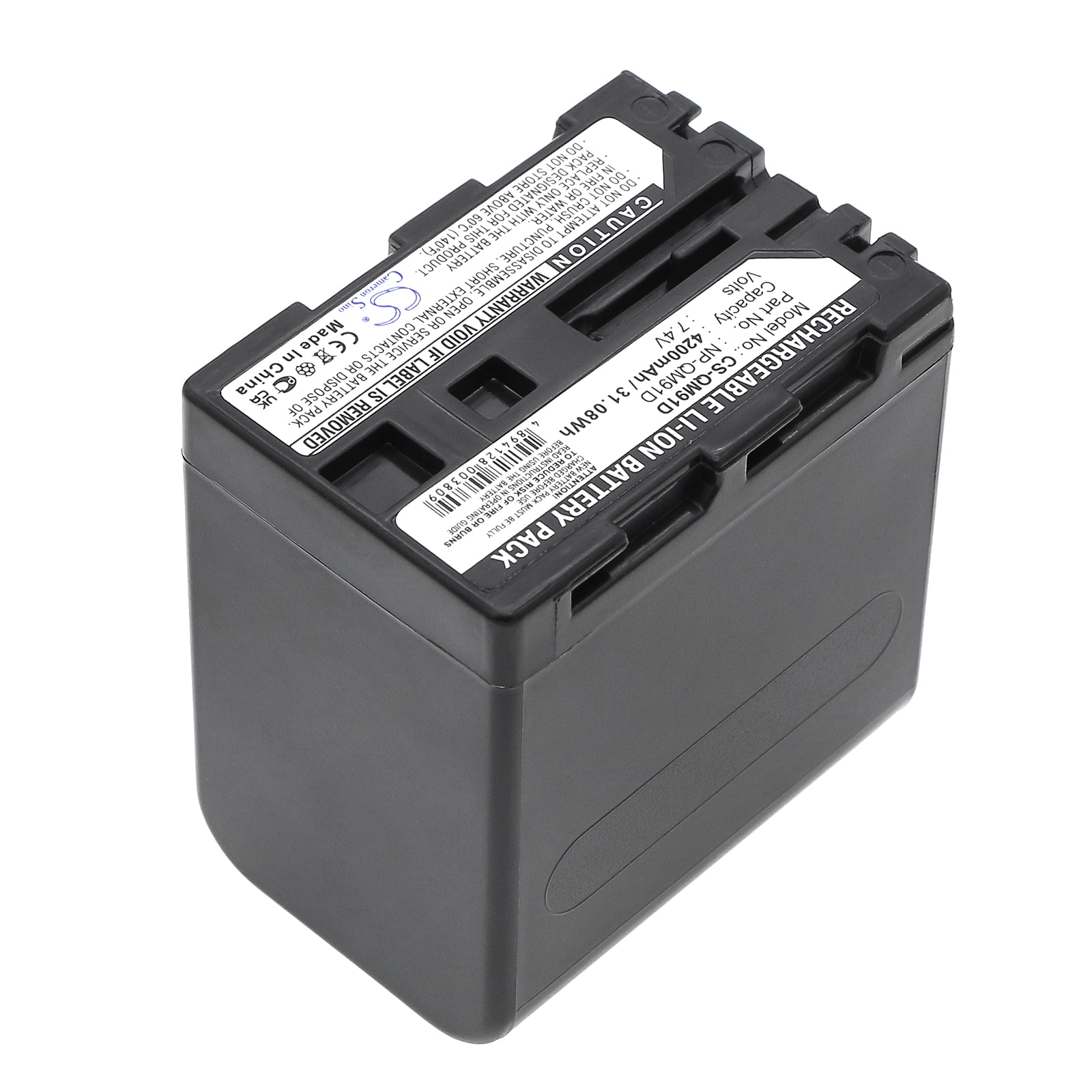 Batteri til kamera for Sony DCR-DVD101, DCR-TRV730, CCD-TRV208 osv.