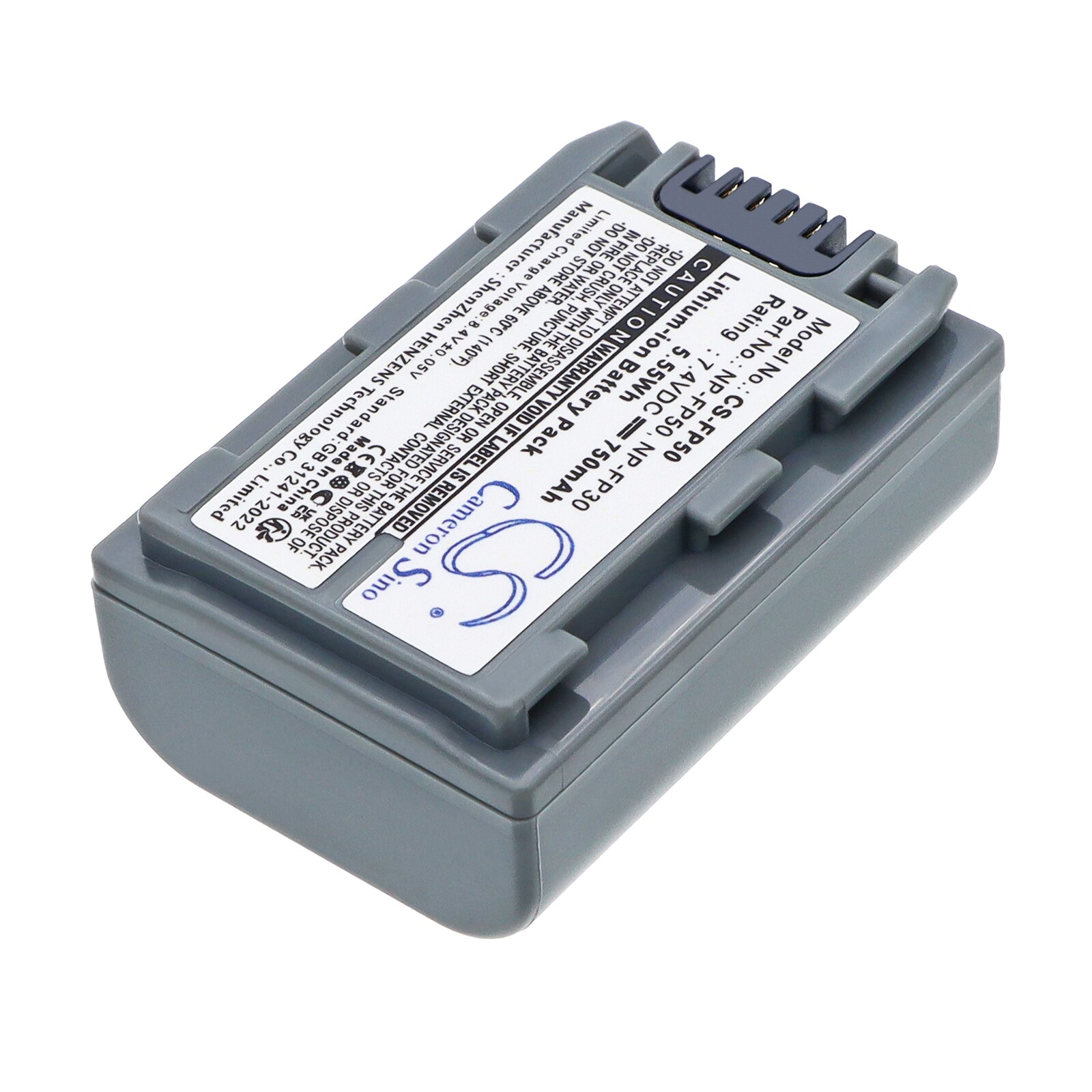 Batteri til kamera for Sony DCR-SR40, DCR-DVD703E, DCR-HC17 etc.