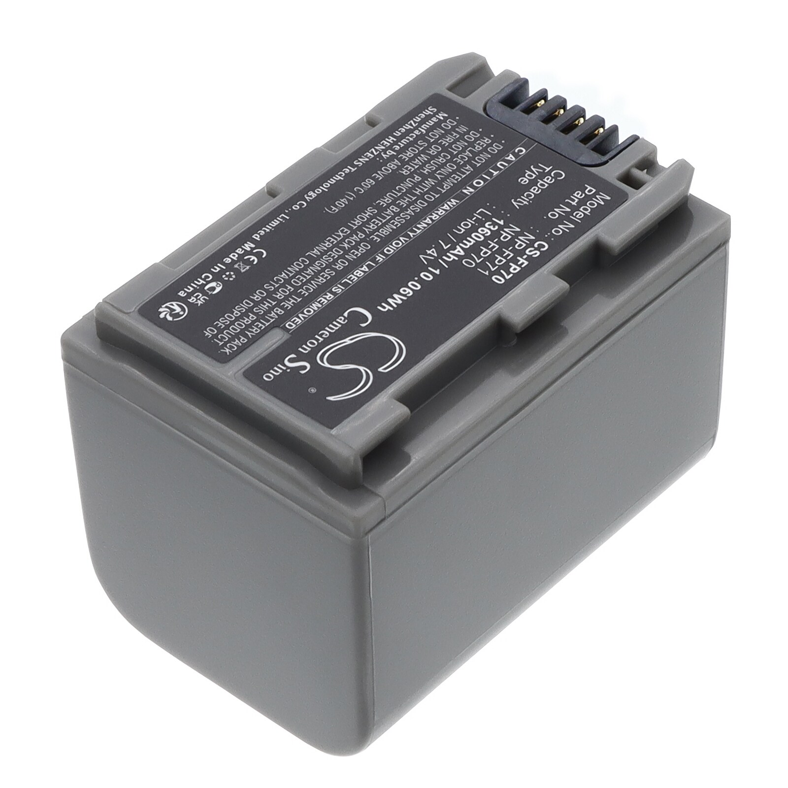 Batteri til kamera for Sony DCR-HC96, DCR-HC46, DCR-HC26 osv.