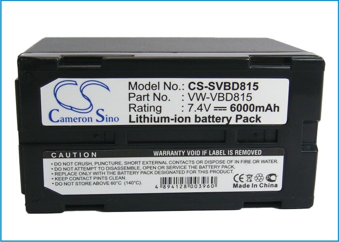 Batteri til kamera for Panasonic NV-DX100