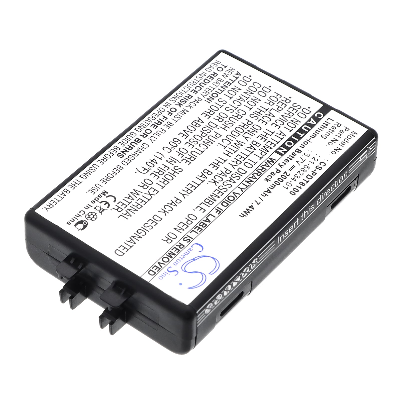 Batteri til strekkodeskanner for Symbol PDT8100, PDT8133, PDT8137 og andre