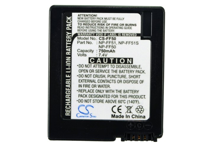 Batteri til kamera for Sony DCR-IP220E, DCR-IP200K, DCR-HC1000E osv.