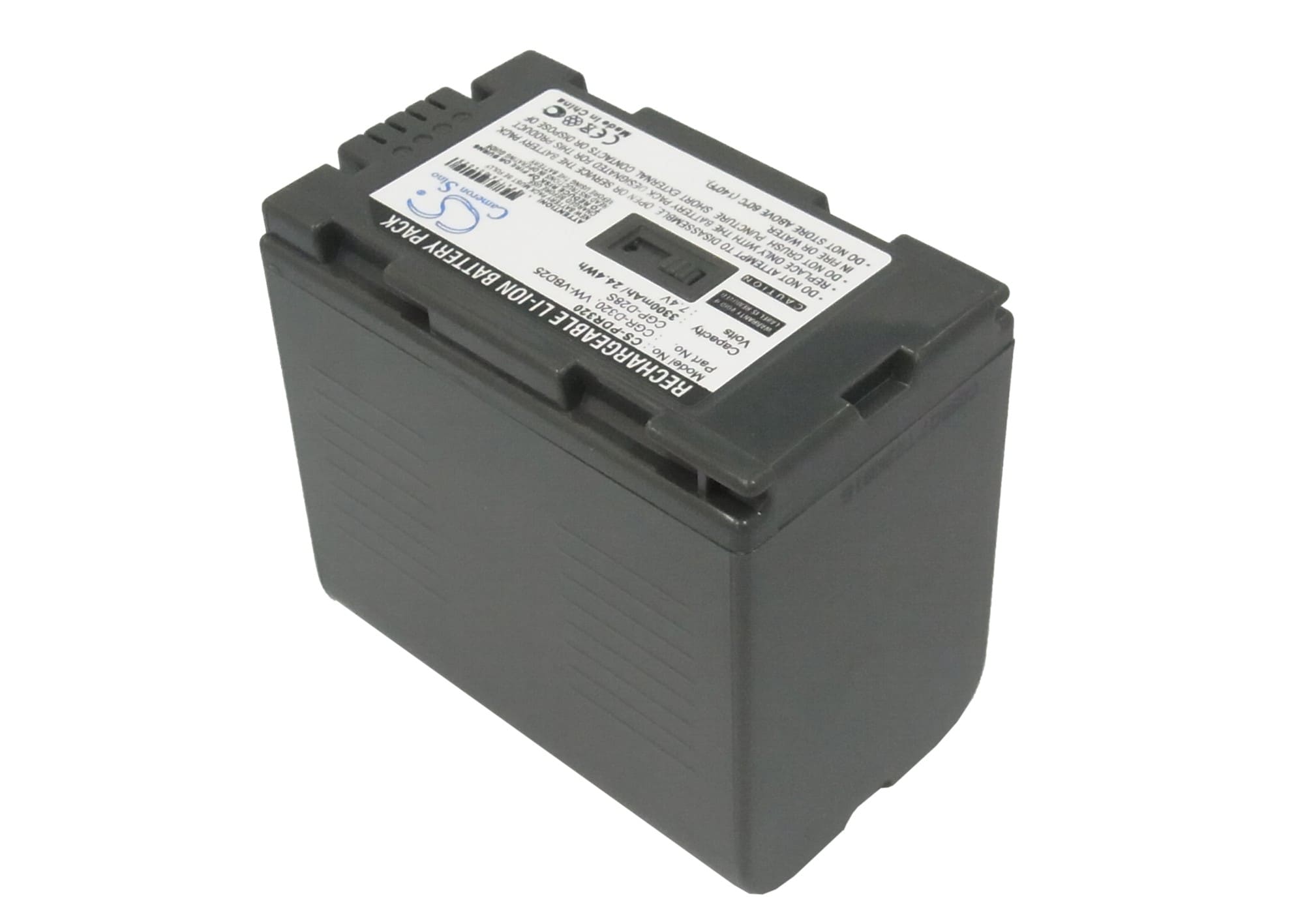 Batteri til kamera for HITACHI DZ-MV200A, DZ-MV200E, DZ-MV208E og andre