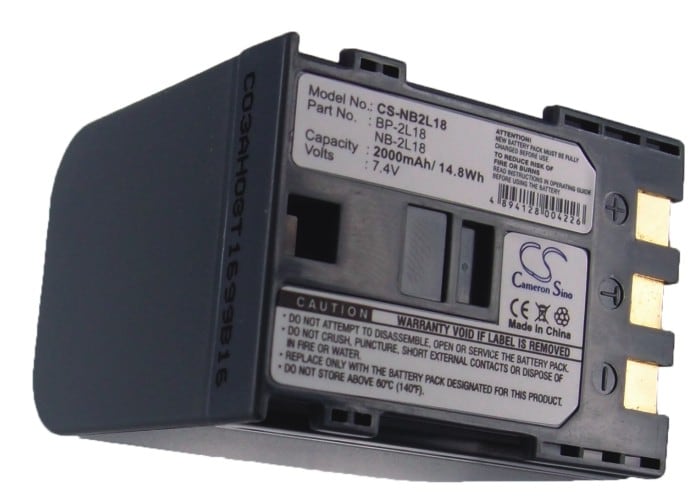 Batteri til kamera for Canon ELURA 40mc, ELURA 50, ELURA 60 osv.