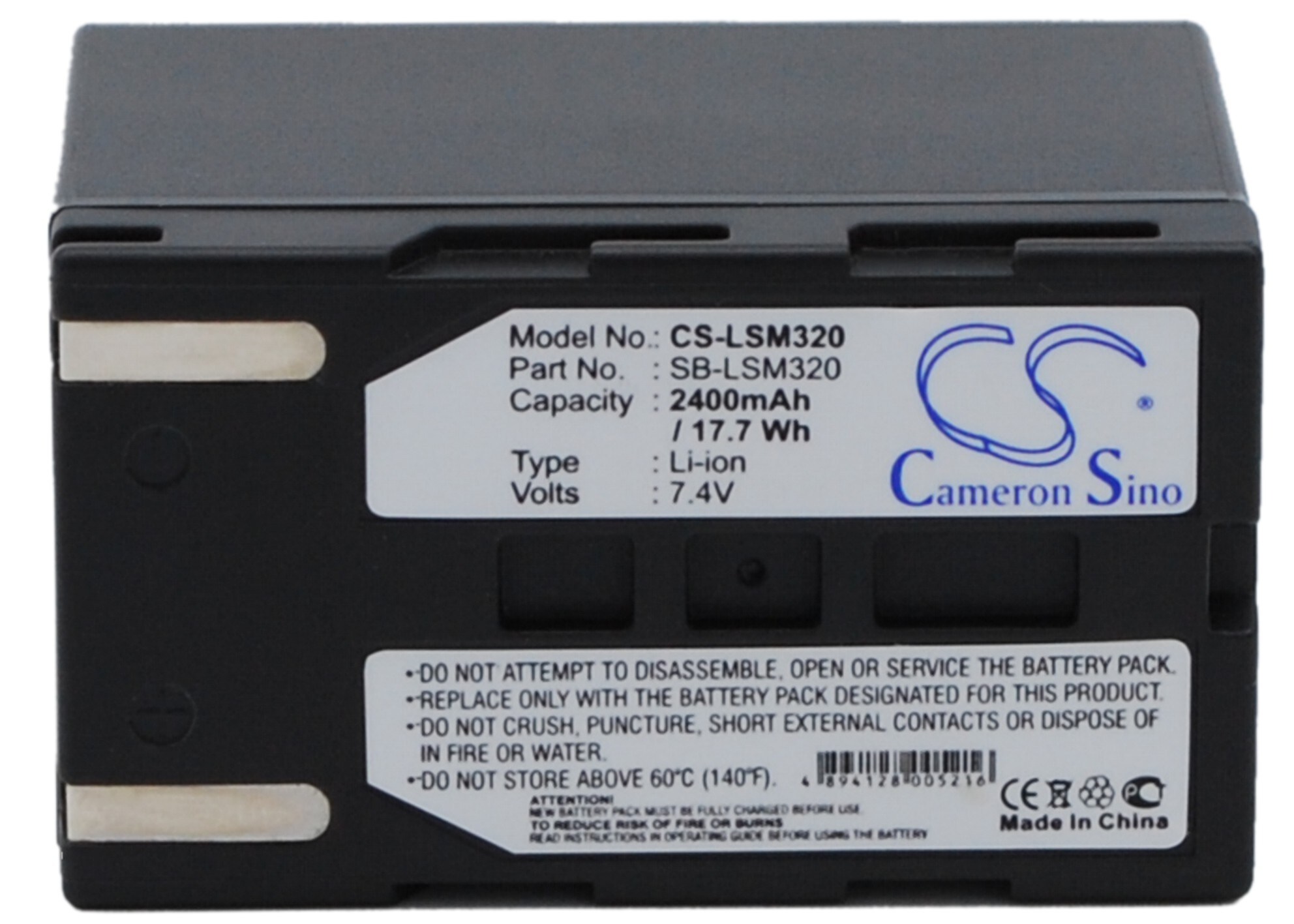 Batteri for kamera for Samsung VP-D351i, VP-DC161Wi, VM-DC560K osv.
