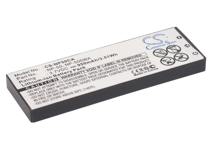 Batteri til kamera for Casio Exilim EX-V8SR, Exilim EX-V7, Exilim EX-V8 osv.