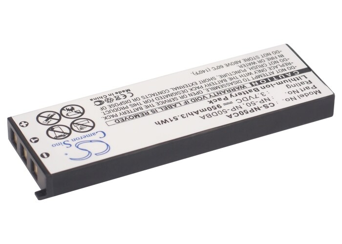 Batteri til kamera for Casio Exilim EX-V8SR, Exilim EX-V7, Exilim EX-V8 osv.