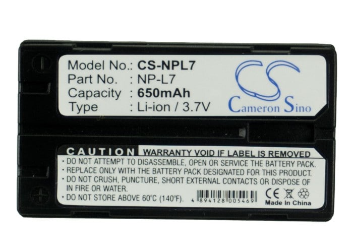 Batteri til kamera for Casio QV-3EX, QV-EX3, QV3000-PROPACK osv.