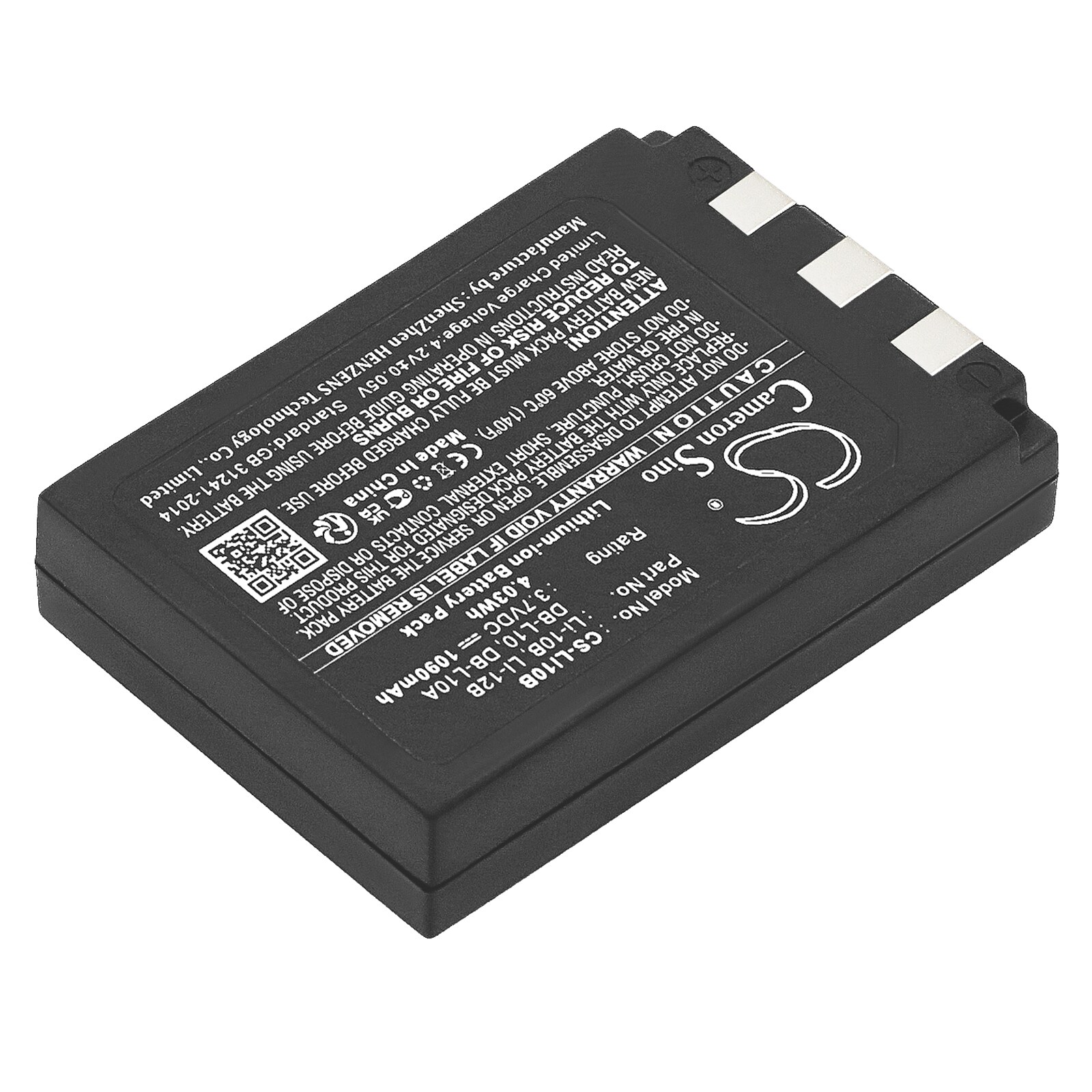 Batteri til kamera for Sanyo Xact DSC-J1, Xacti DSC-AZ3, Xacti DSC-J2 osv.